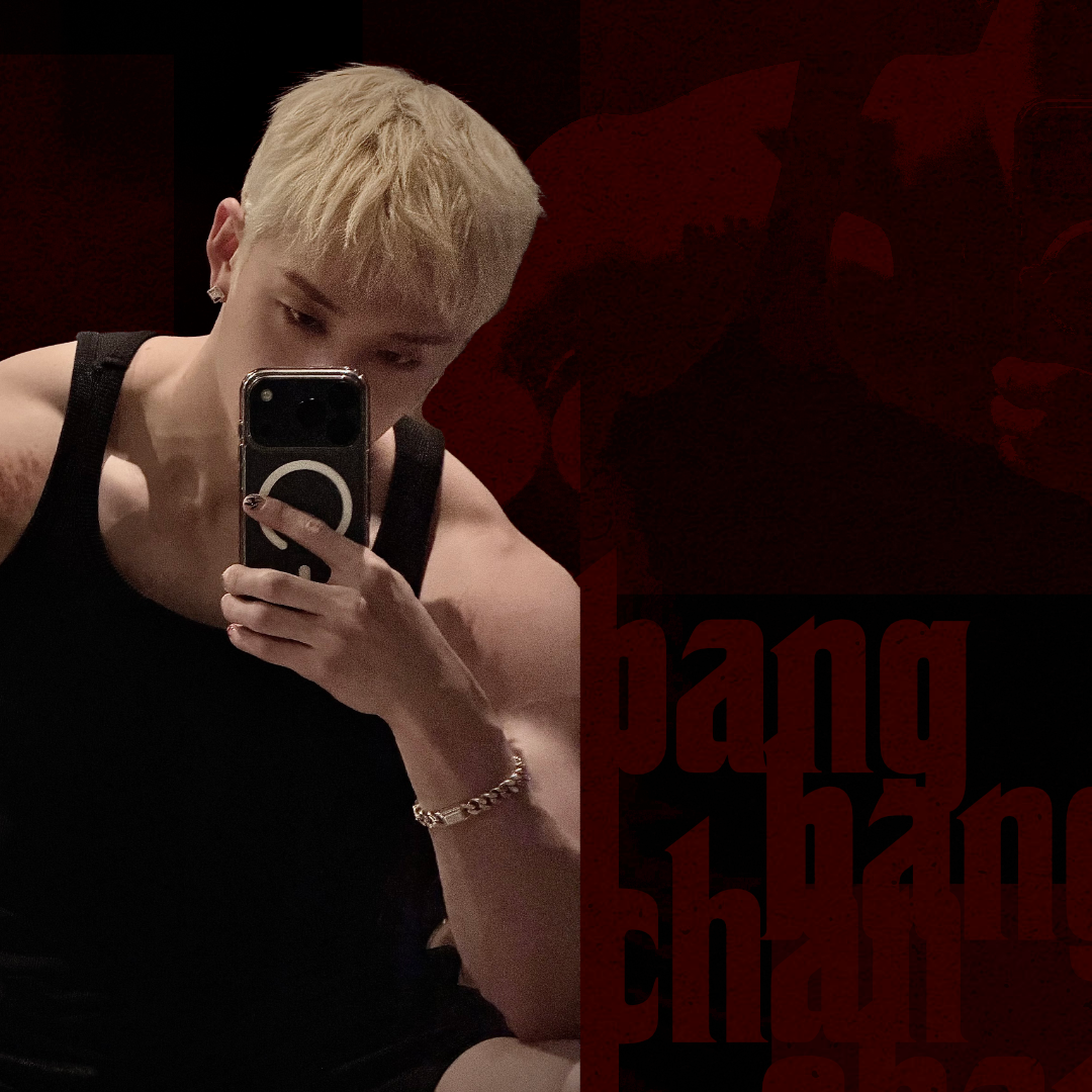 Recent activity shot of Bang Chan (Stray Kids)
