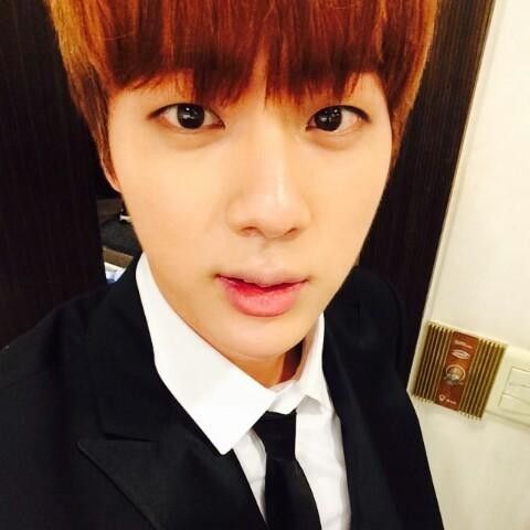 Recent activity shot of Jin (BTS)