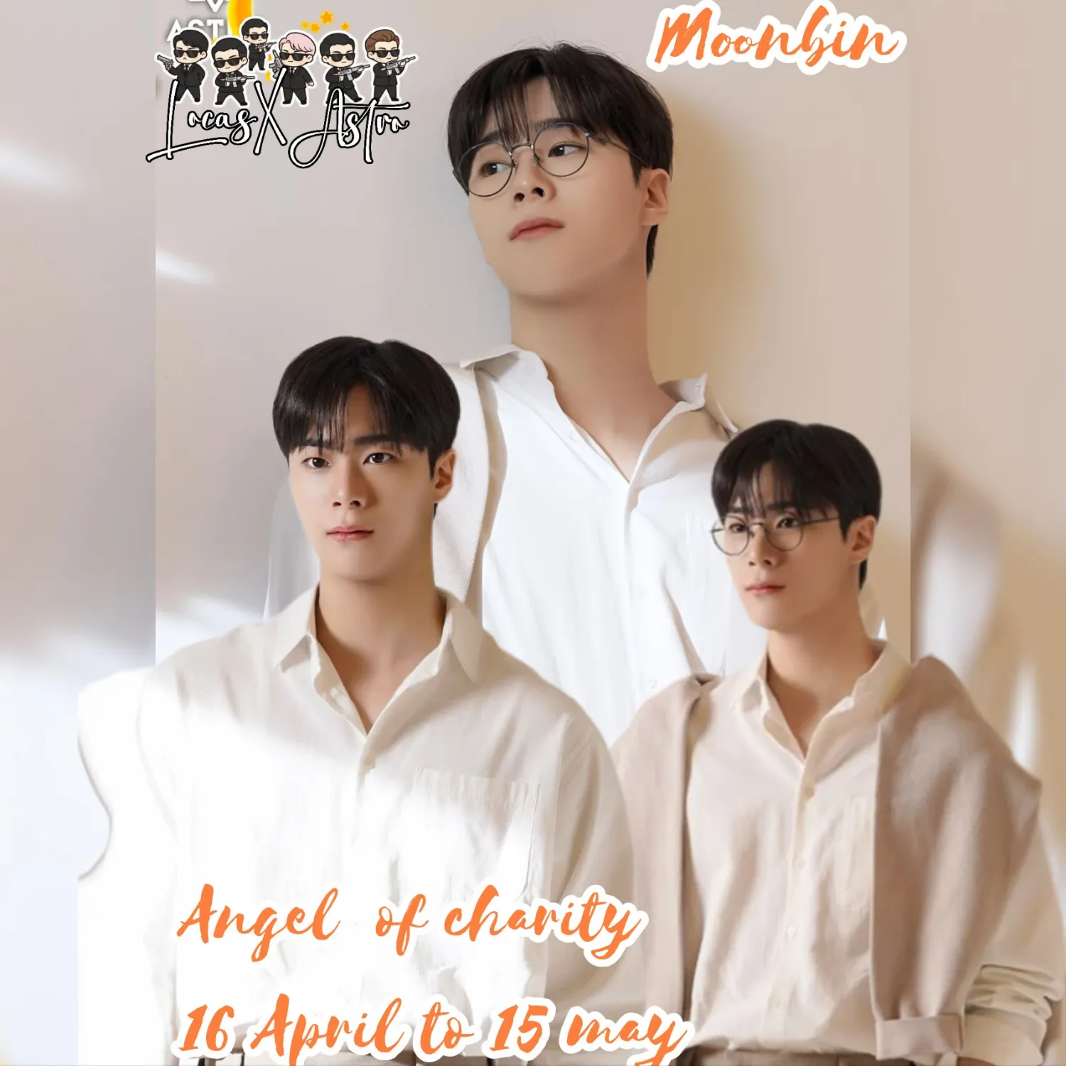 Recent activity shot of Moonbin (ASTRO)