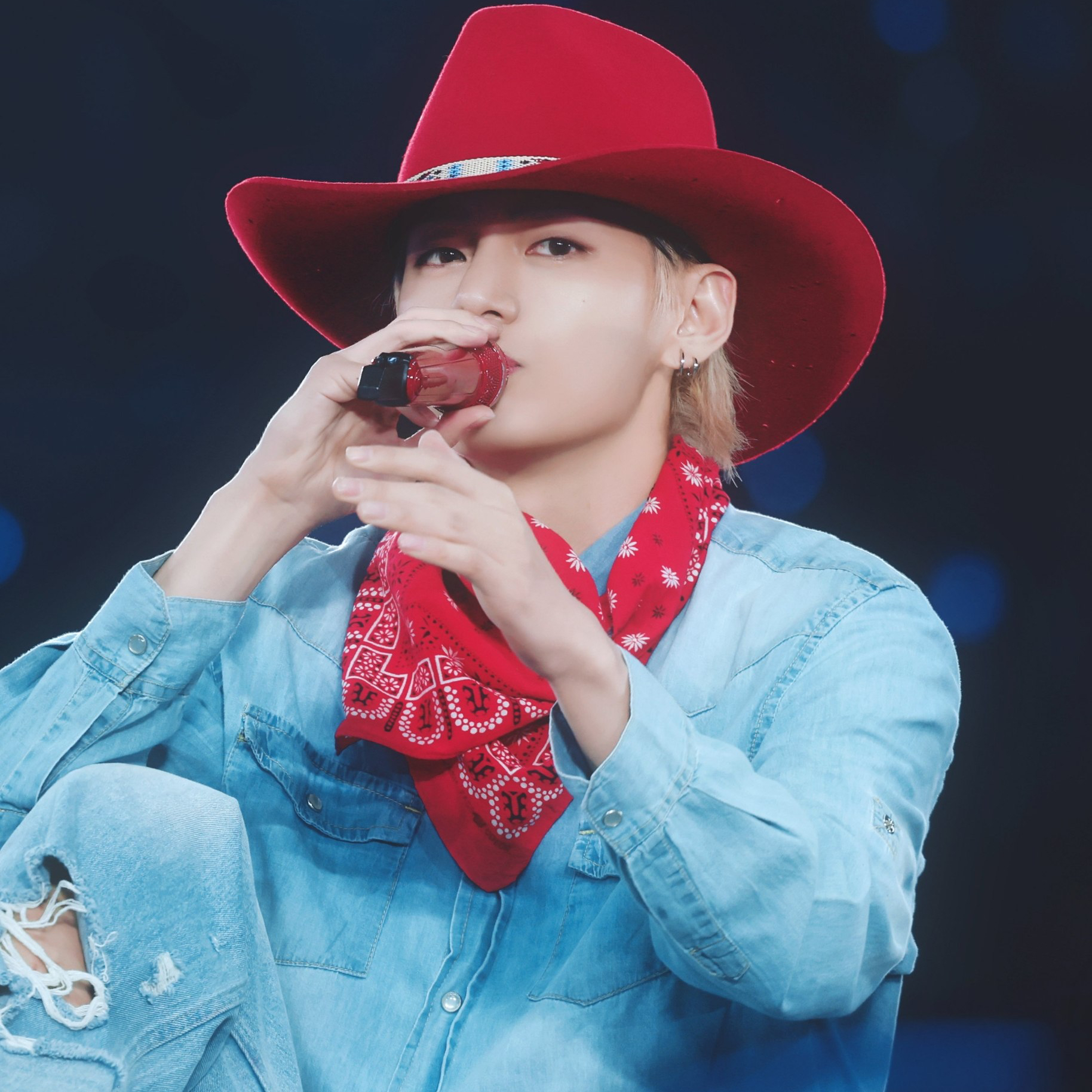 Momen yang diabadikan oleh penggemar V (BTS)