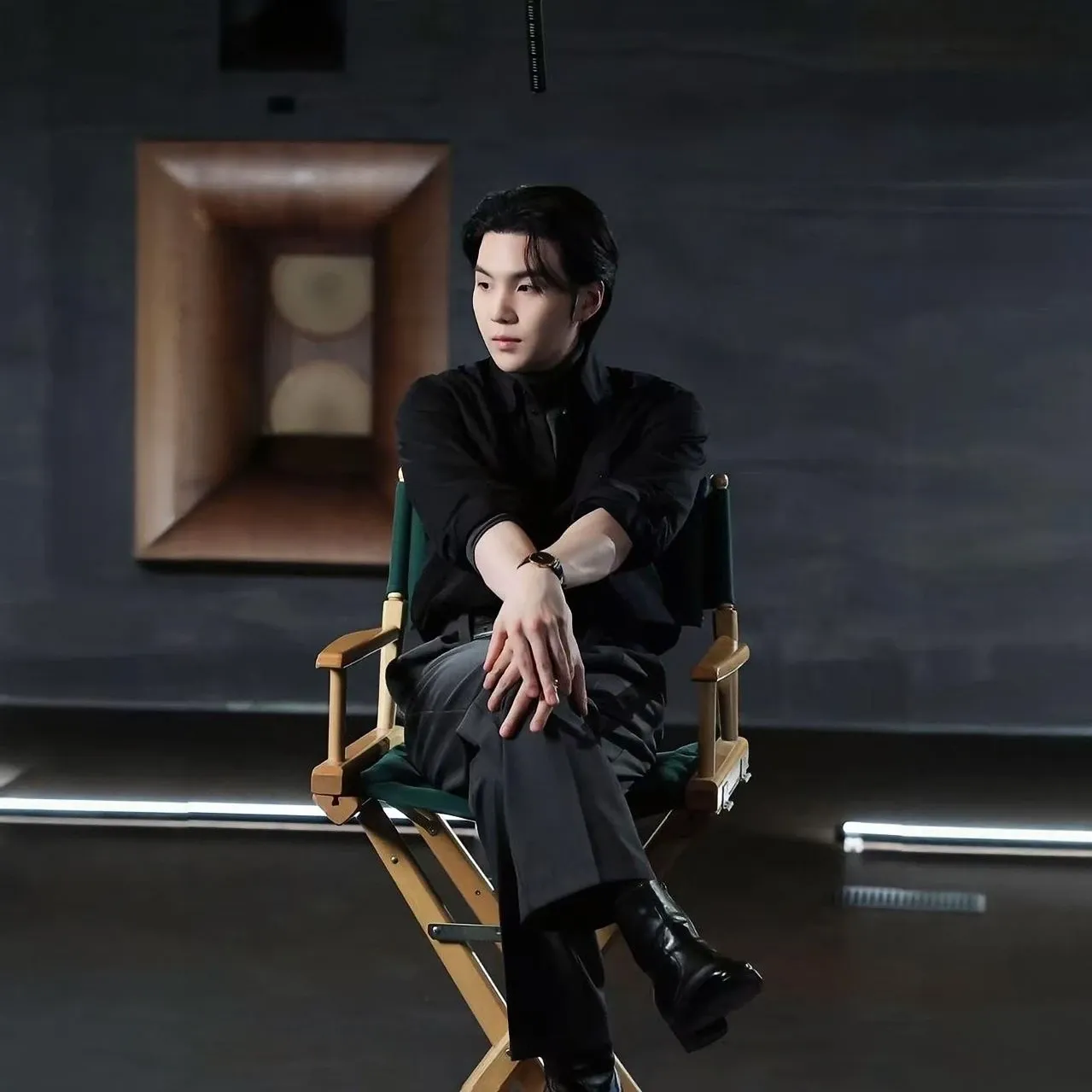 A moment captured by SUGA (BTS)'s fan