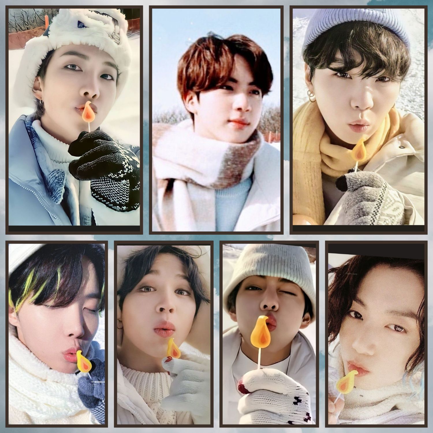 A moment captured by BTS's fan