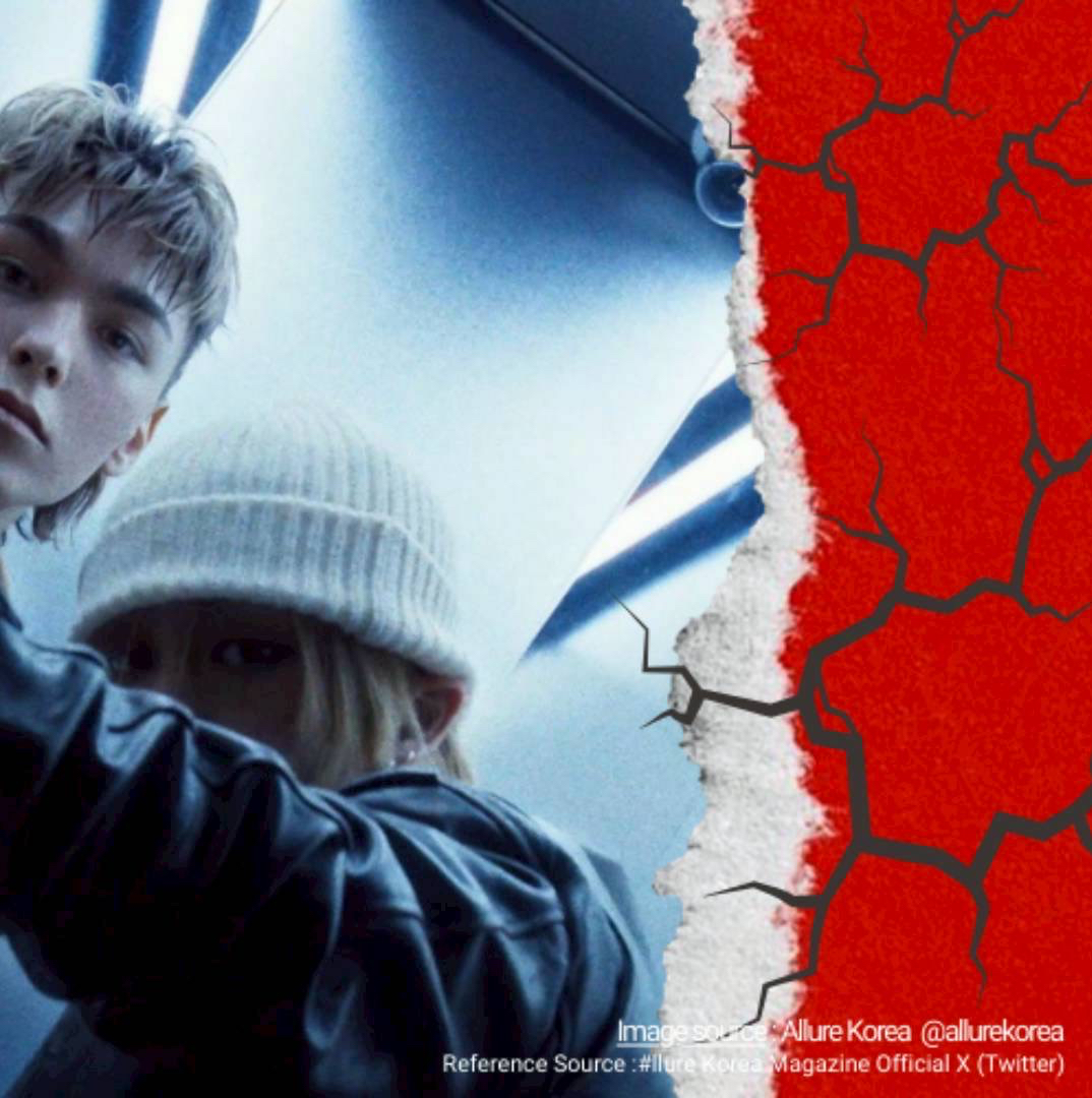 A moment captured by Vernon (SEVENTEEN)'s fan