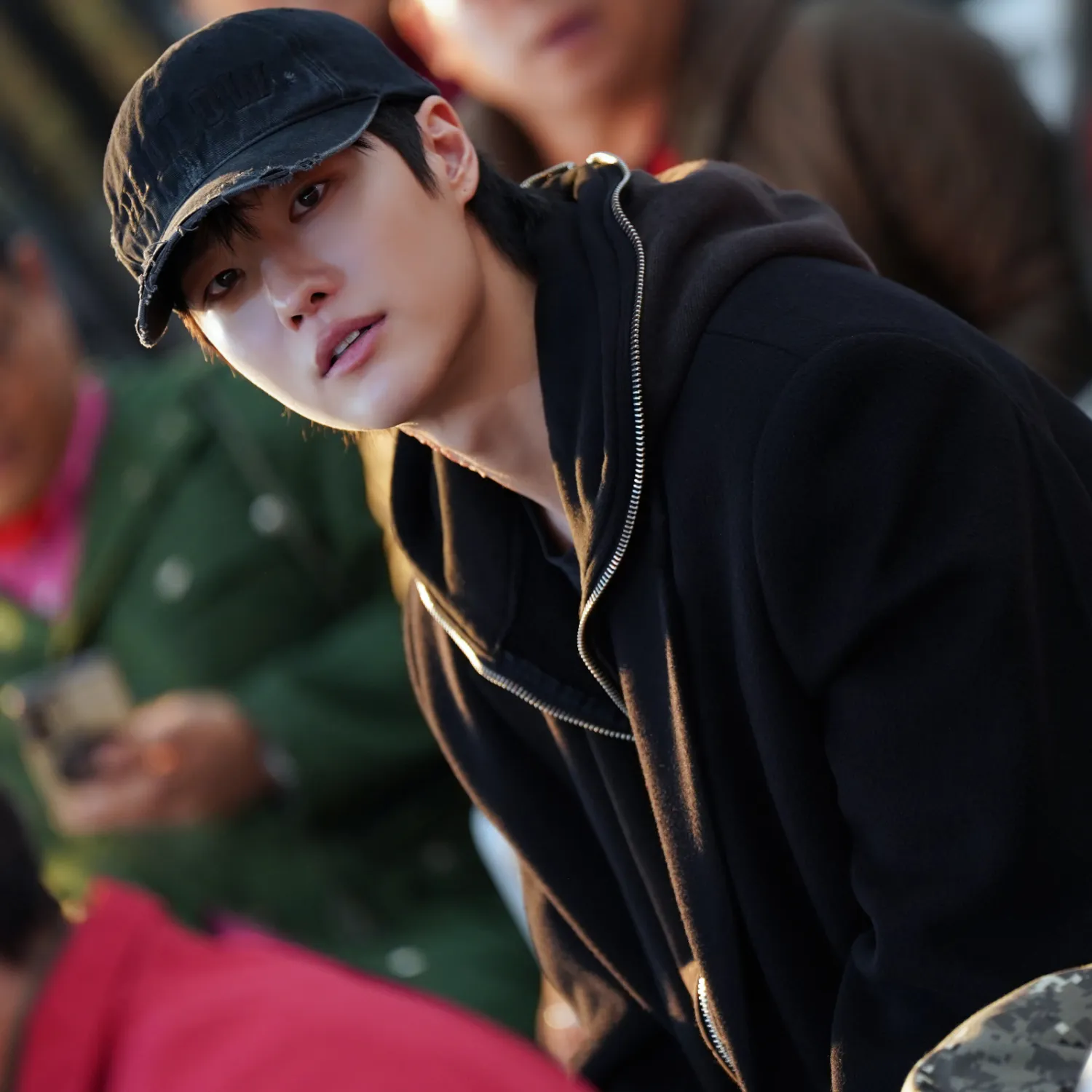 A moment captured by WOODZ's fan