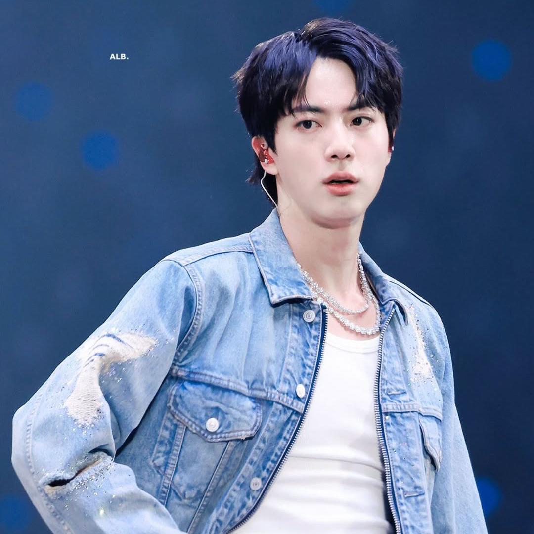 Recent activity shot of Jin (BTS)
