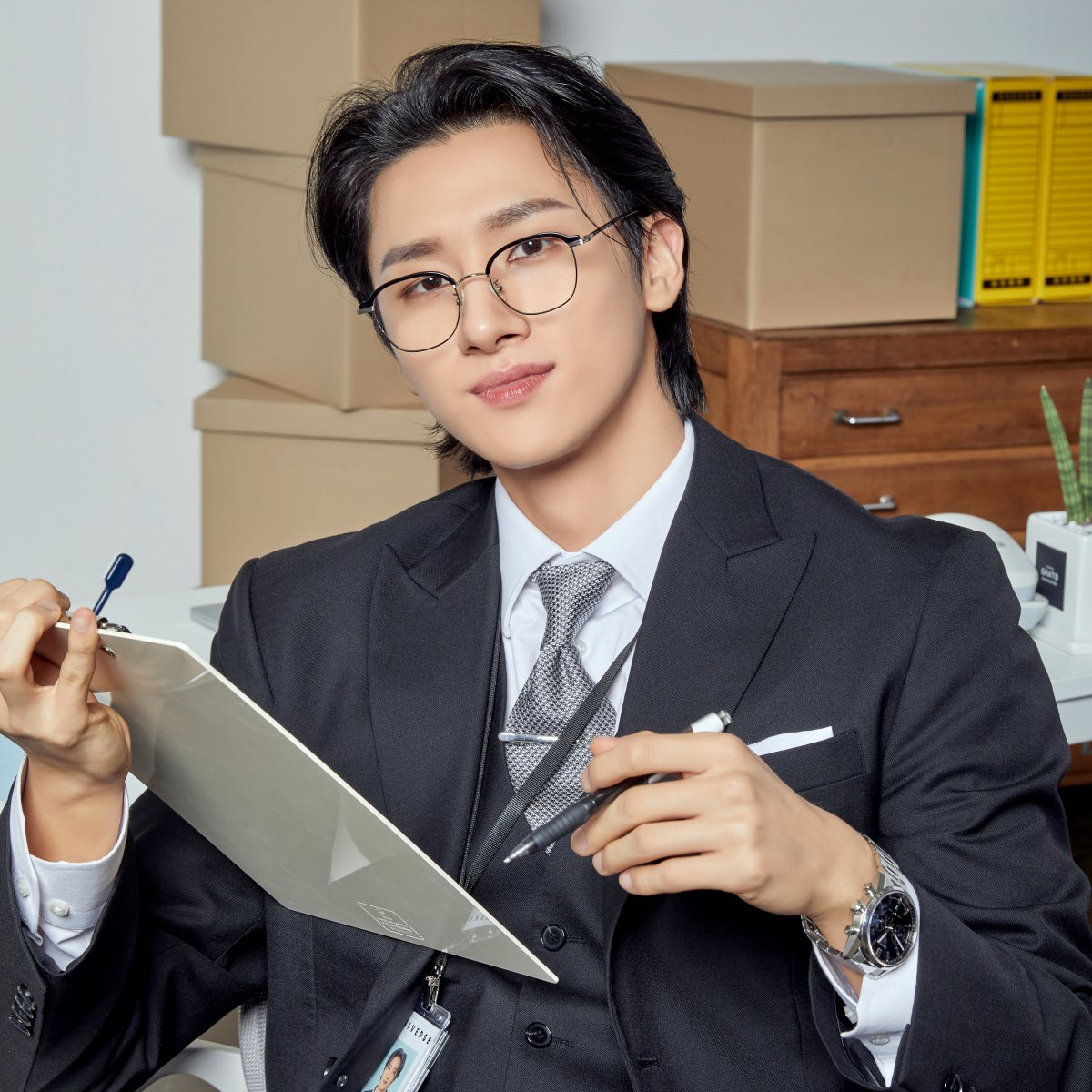 Recent activity shot of I.M (MONSTA X)