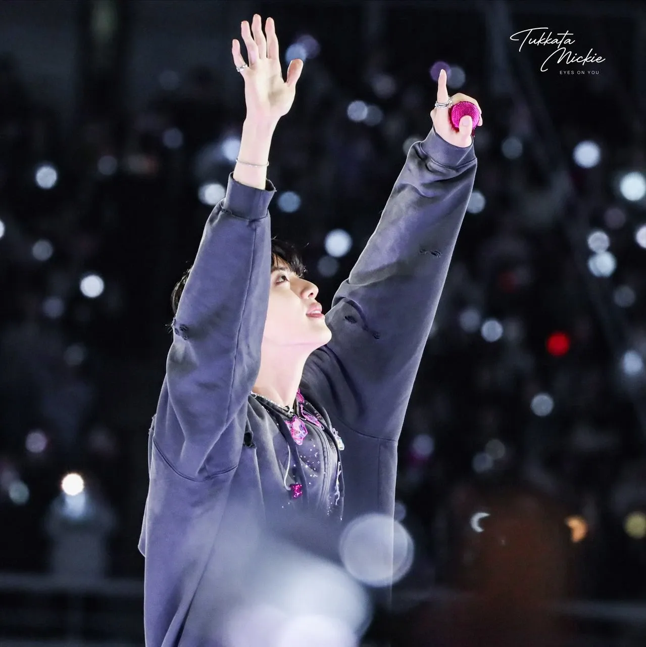 Recent activity shot of Jin (BTS)