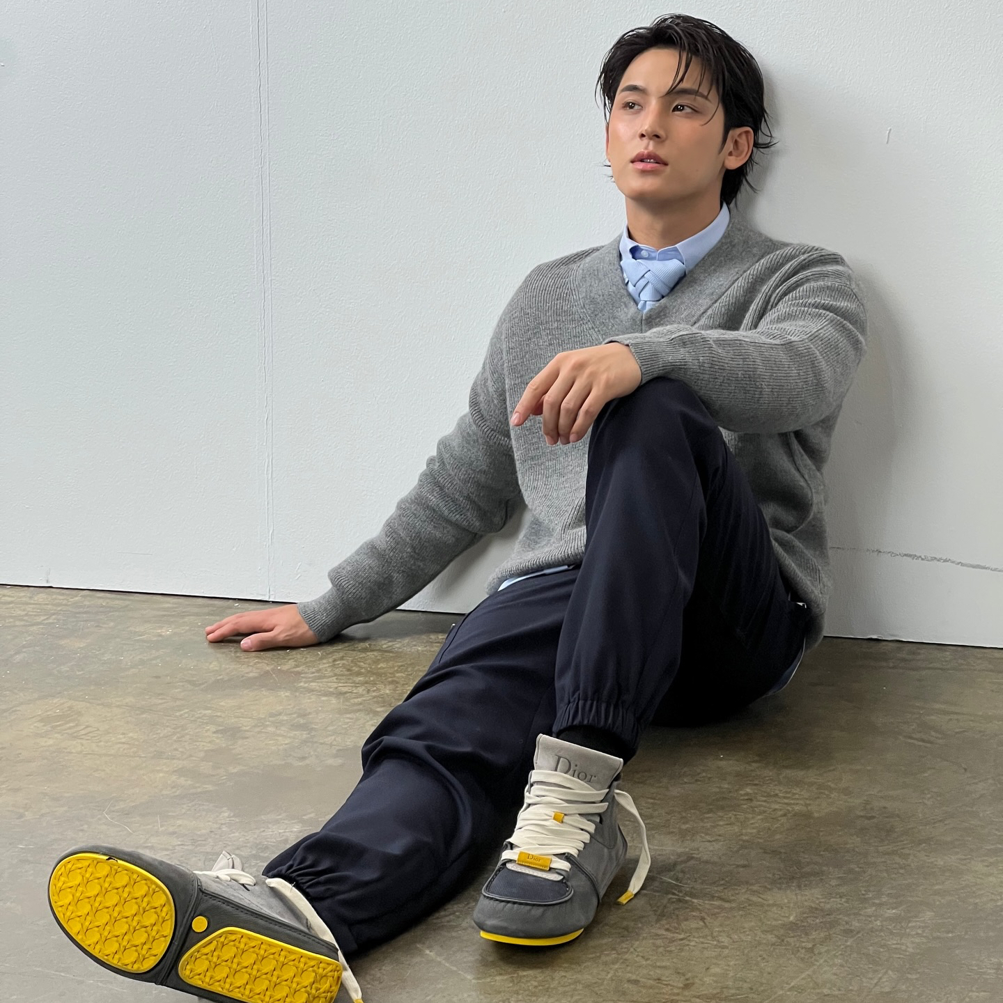 A moment captured by Mingyu (SEVENTEEN)'s fan