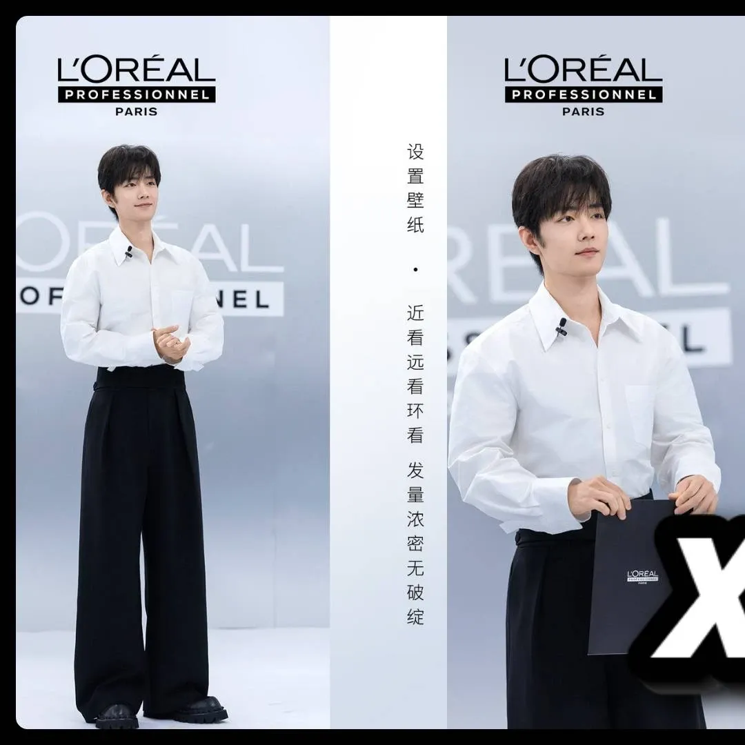 肖戦の舞台裏ショット