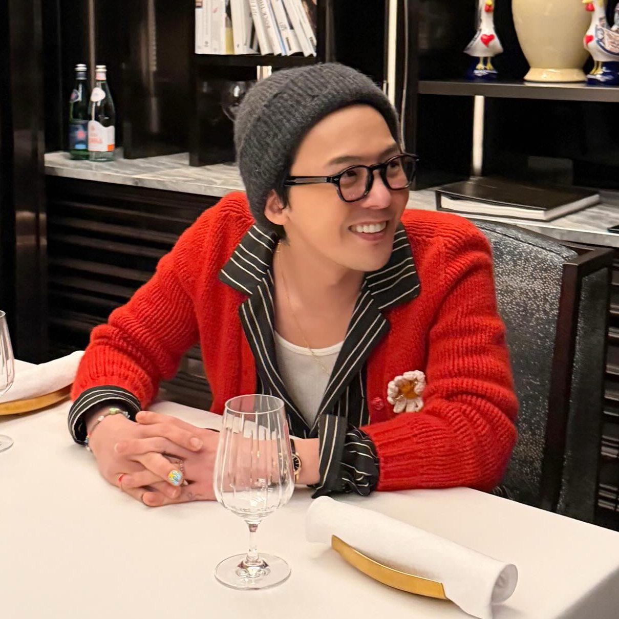 A moment captured by Taeyang (BIGBANG)'s fan