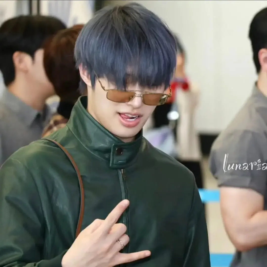 A moment captured by Mingi (ATEEZ)'s fan