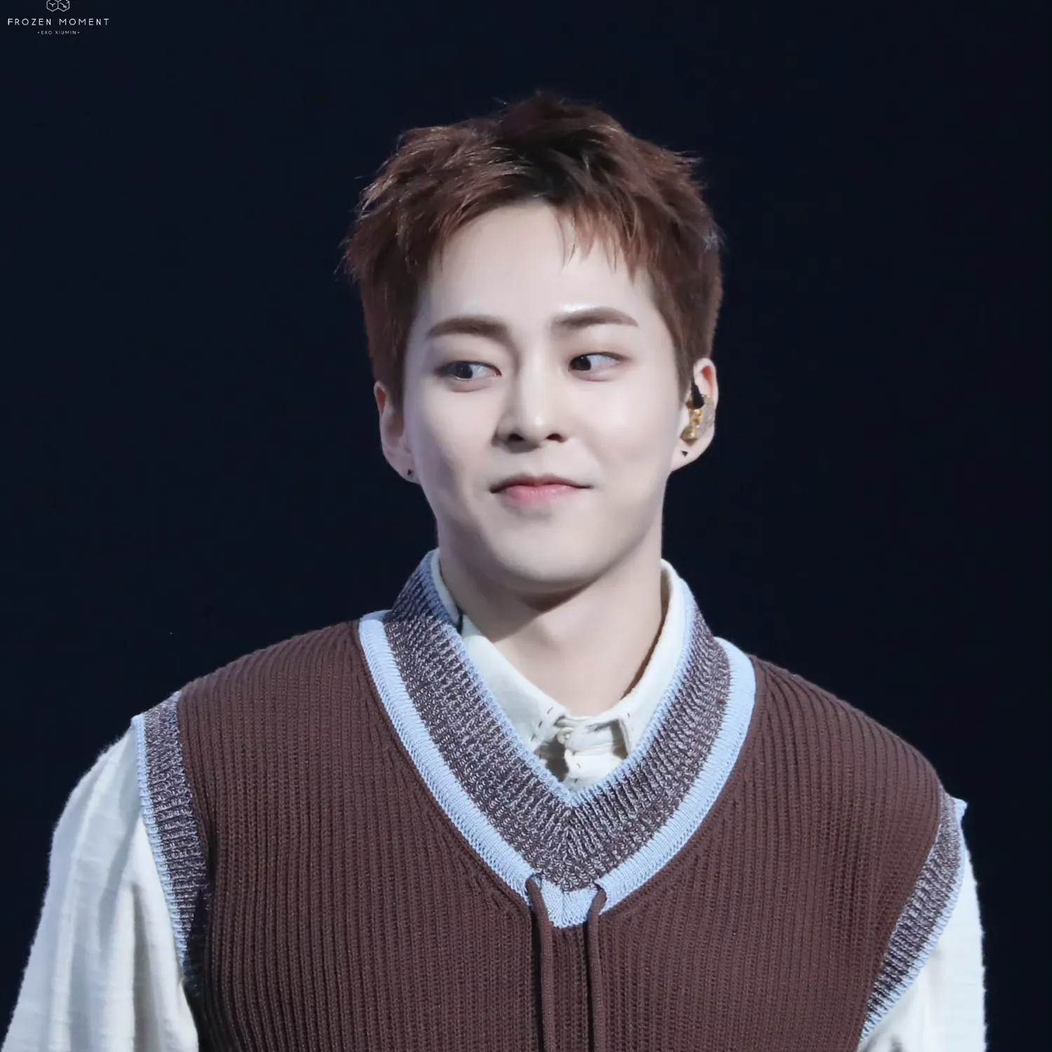 A moment captured by Xiumin (EXO)'s fan