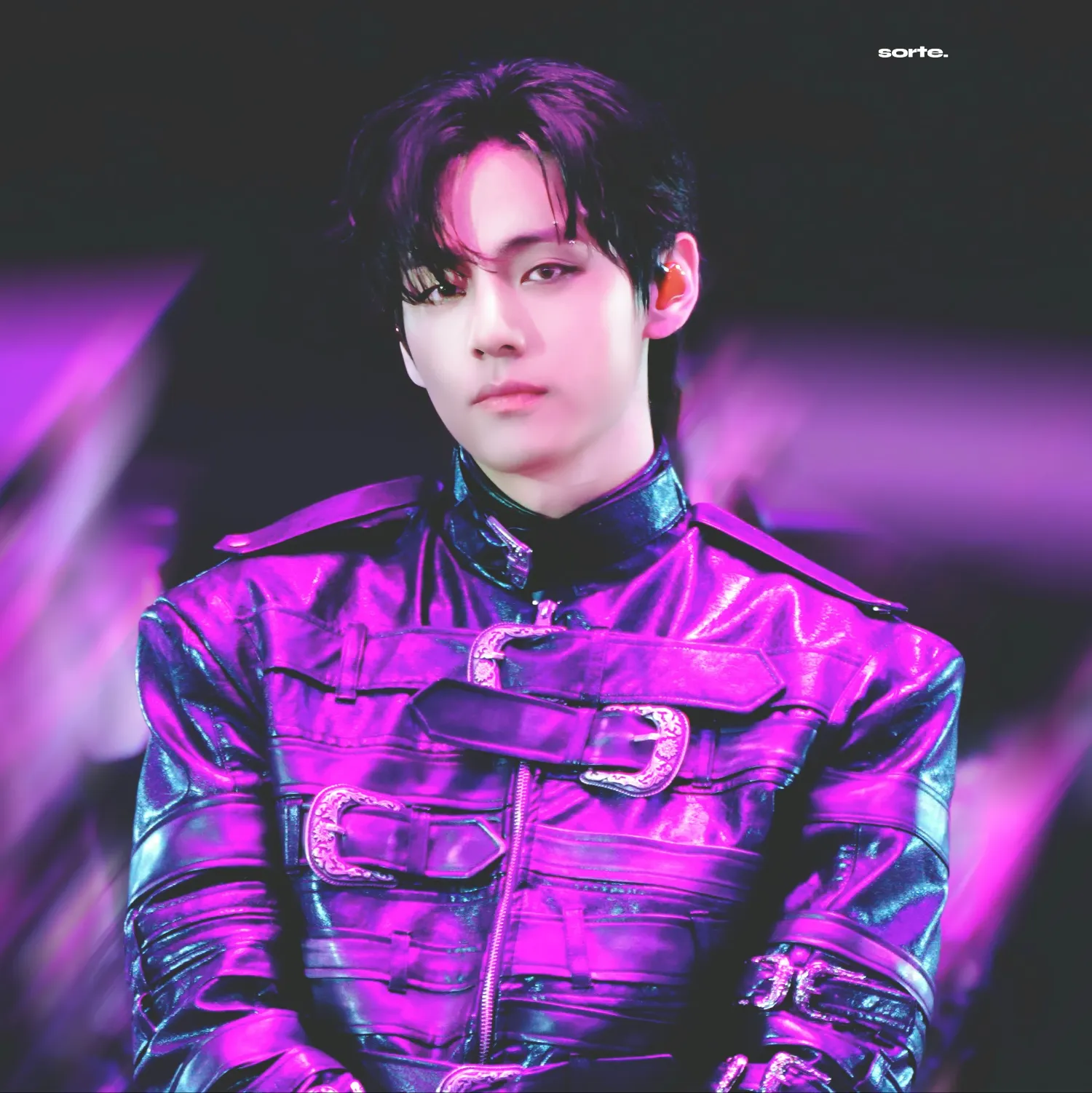 A moment captured by V (BTS)'s fan