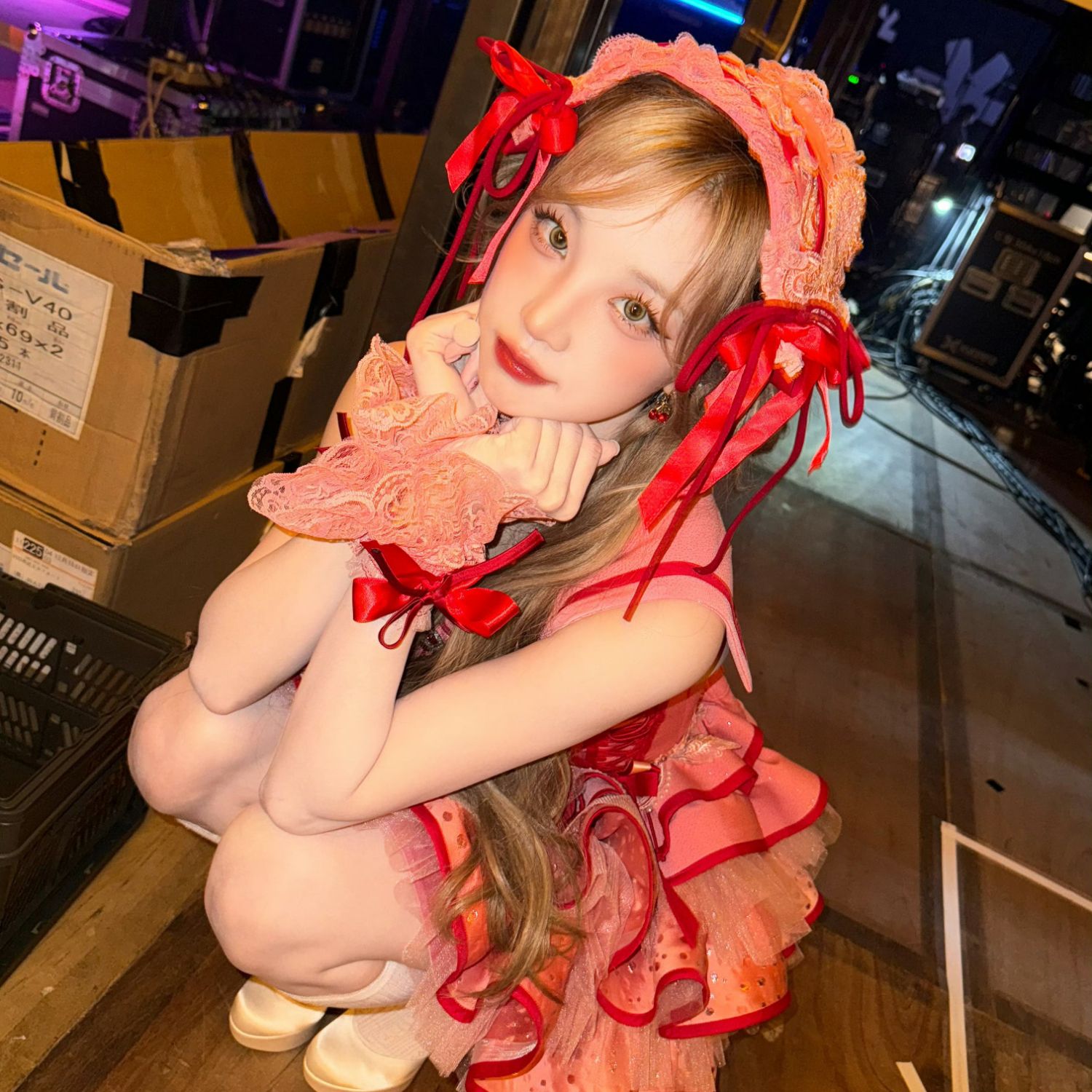 Recent activity shot of Yuqi (i-dle)