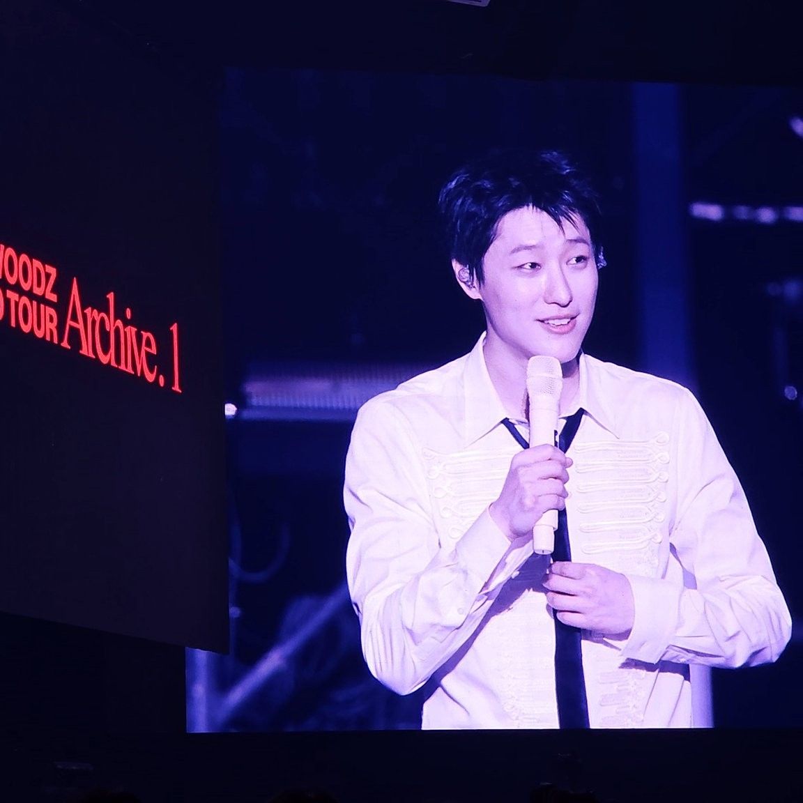 A moment captured by WOODZ's fan