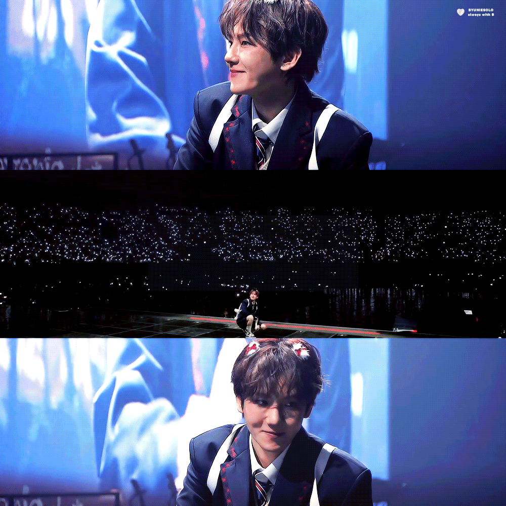 Momen yang diabadikan oleh penggemar Baekhyun (EXO)