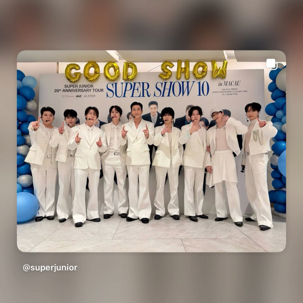 Foto aktivitas terbaru Super Junior