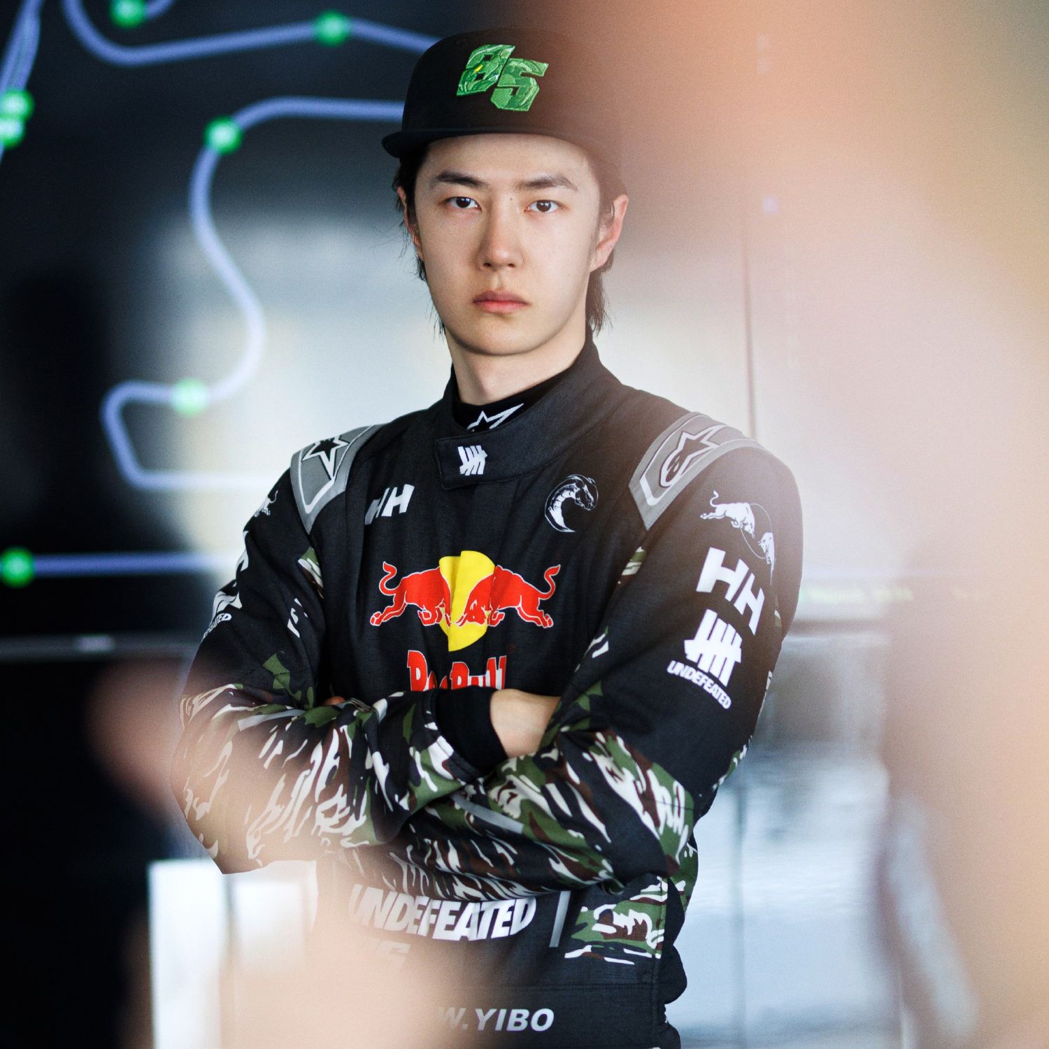 A moment captured by Wang Yibo's fan