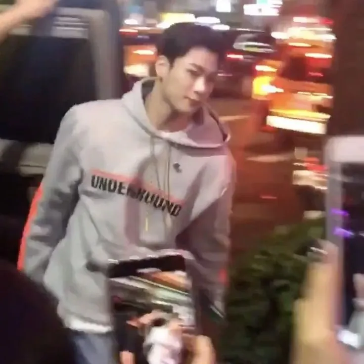 A moment captured by Moonbin (ASTRO)'s fan