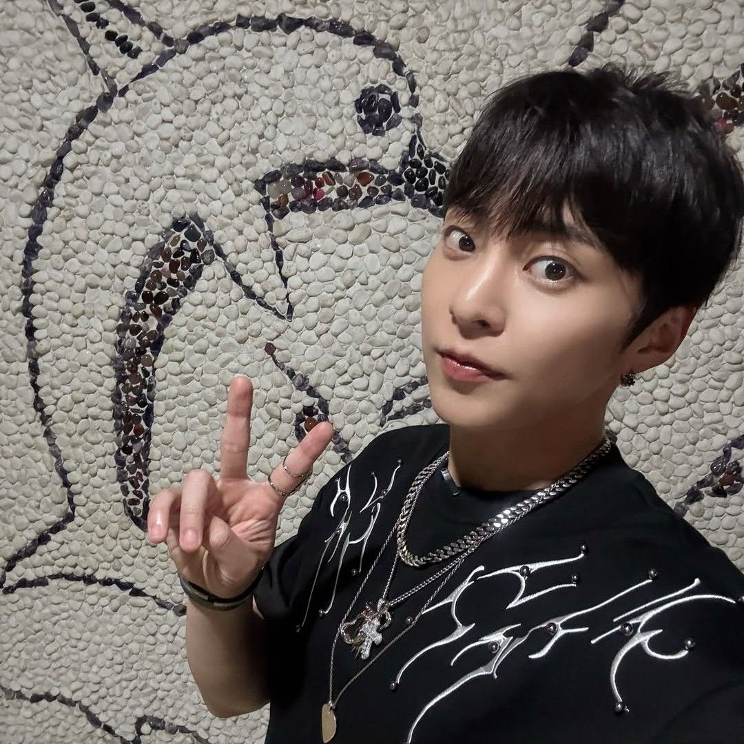 Recent activity shot of Xiumin (EXO)