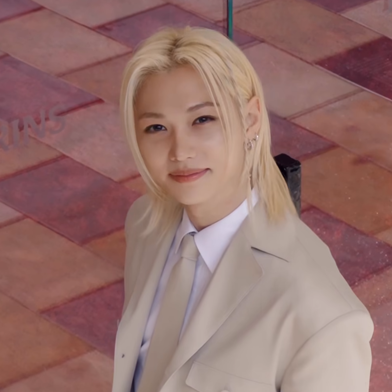 A moment captured by Felix (Stray Kids)'s fan