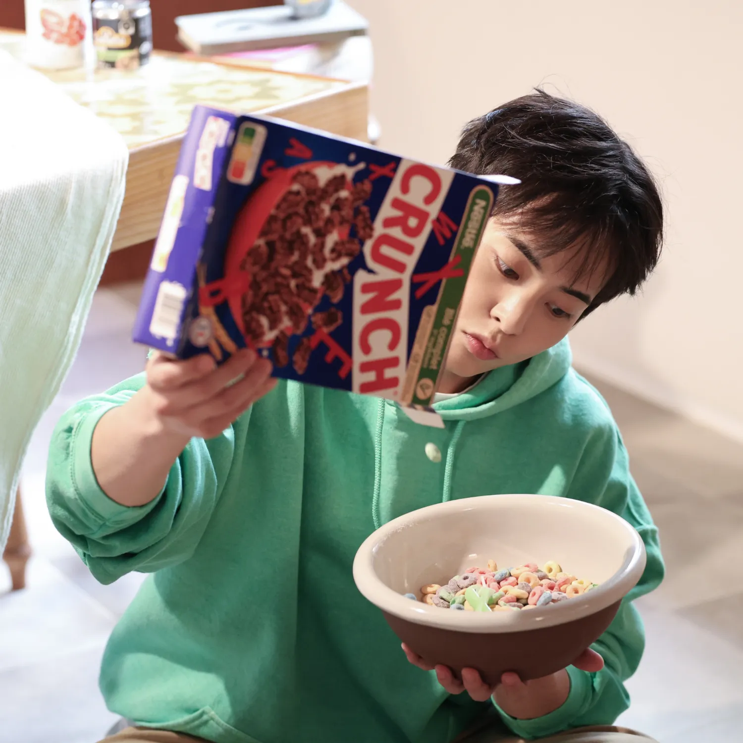 Recent activity shot of Xiumin (EXO)