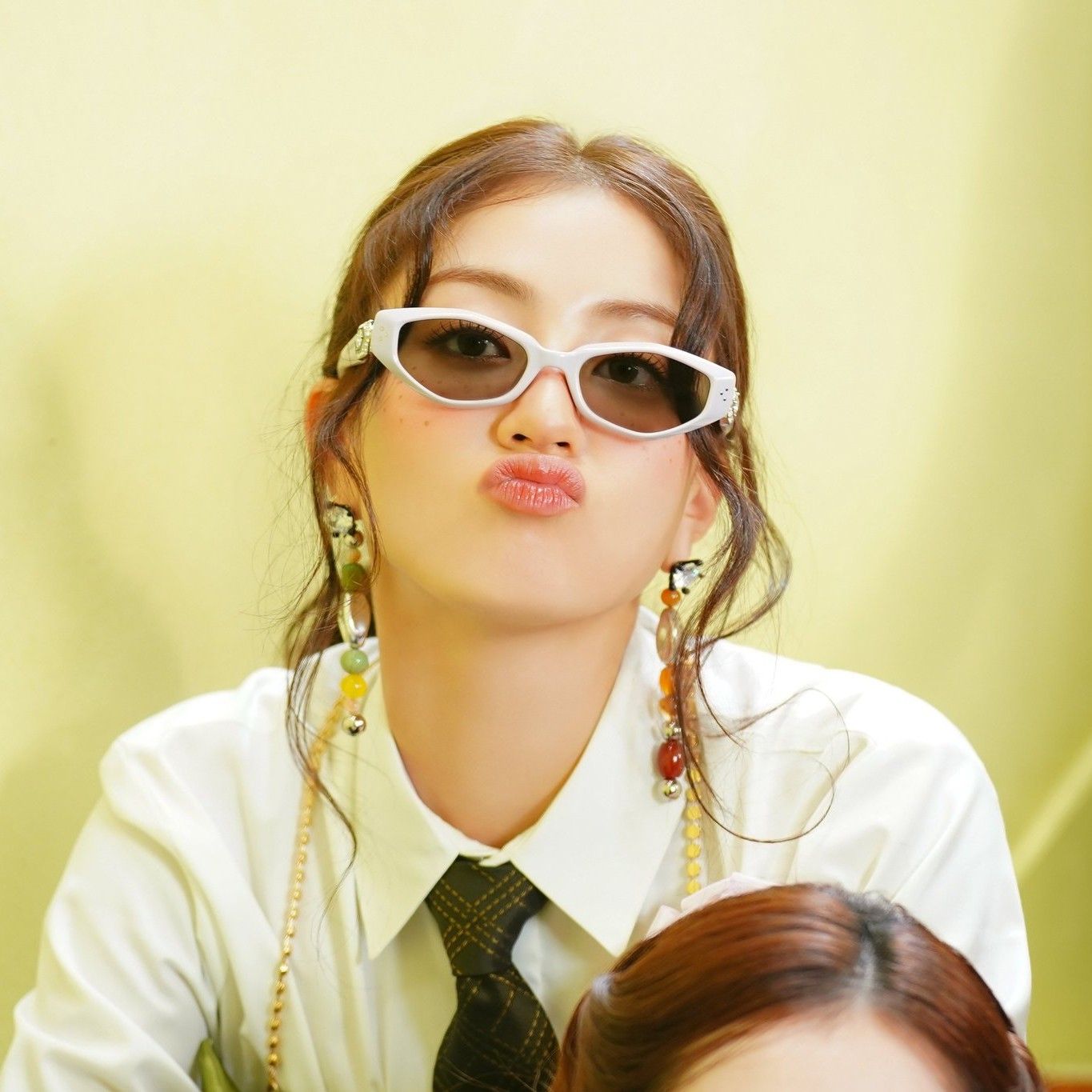 지효 (TWICE)의 비하인드 컷