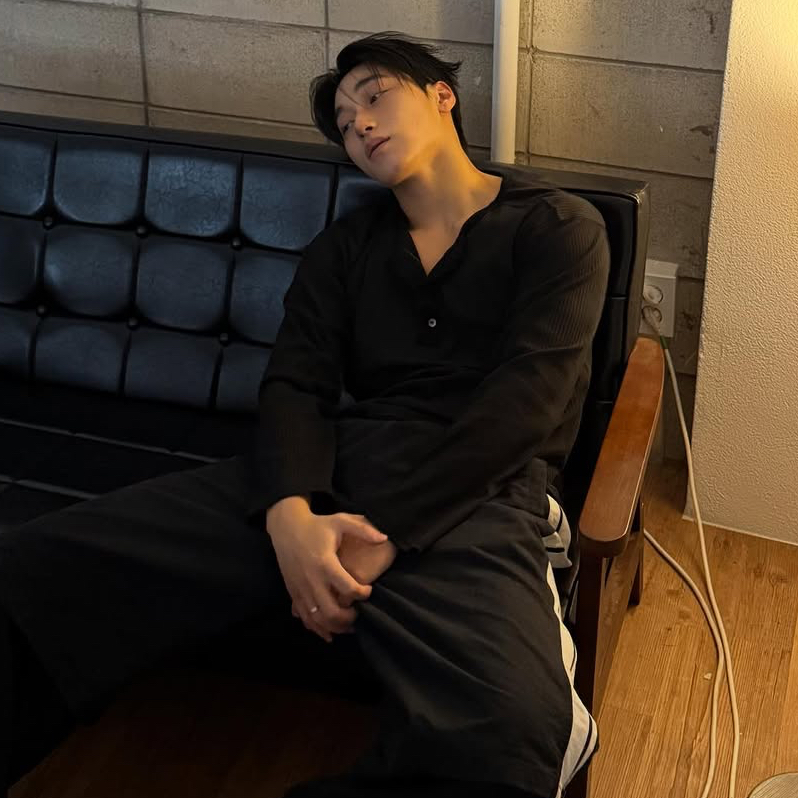 A moment captured by San (ATEEZ)'s fan