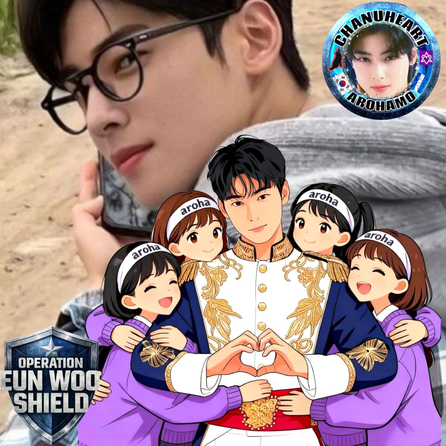 A moment captured by Eunwoo (ASTRO)'s fan