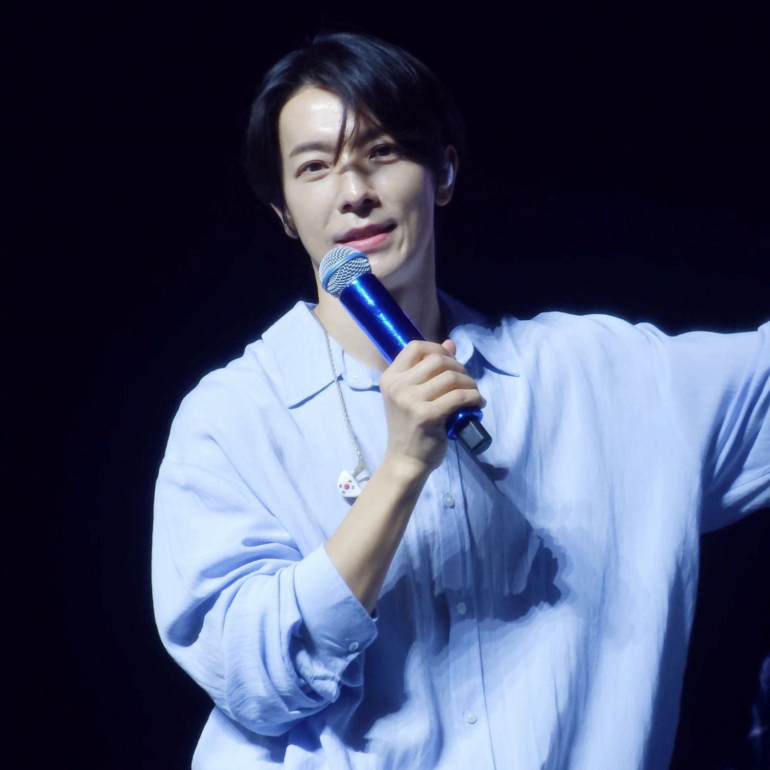 Momen yang diabadikan oleh penggemar Donghae (Super Junior)