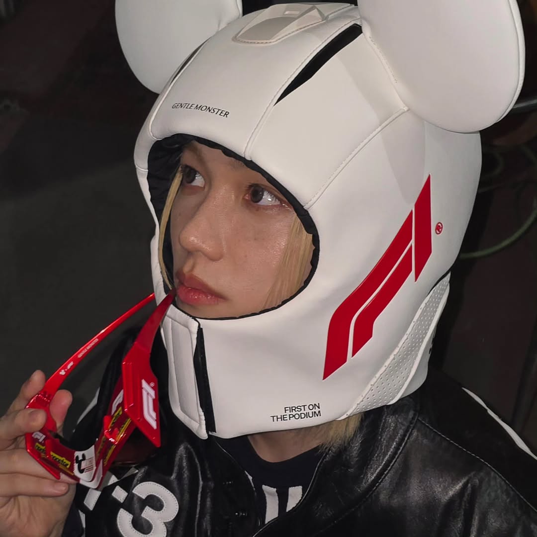 A moment captured by Felix (Stray Kids)'s fan