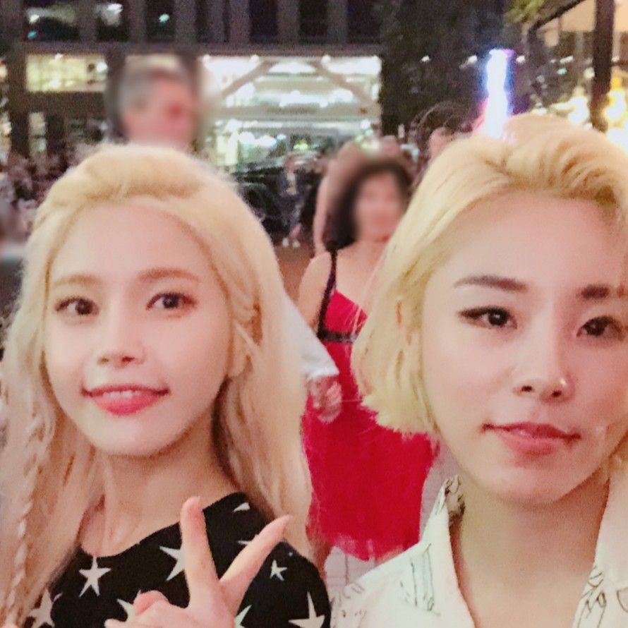 마마무의 비하인드 컷