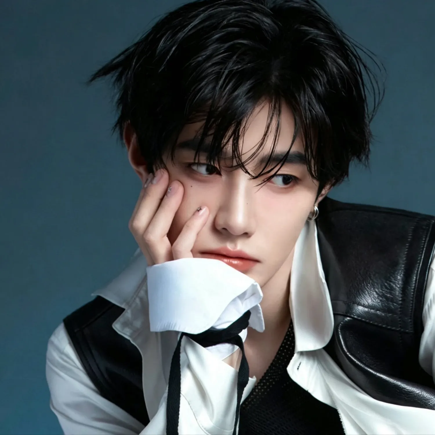 A moment captured by Zhang Hao's fan