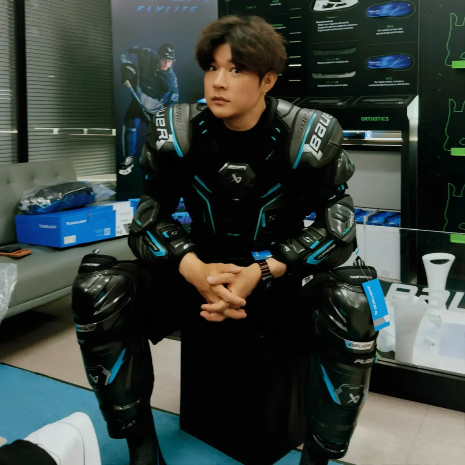 Behind-the-scenes cut of Shindong (Super Junior)