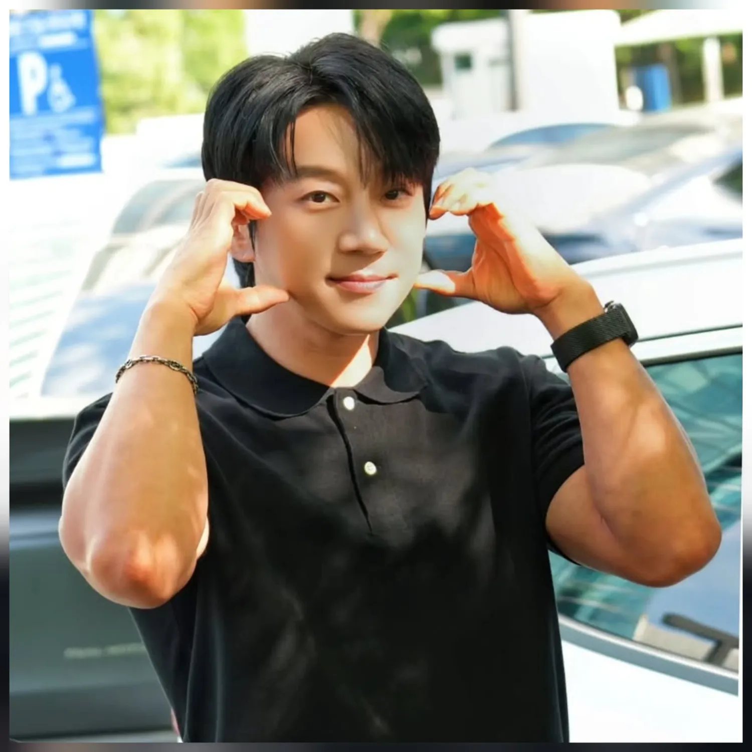 A moment captured by Hwang Chiyeol's fan