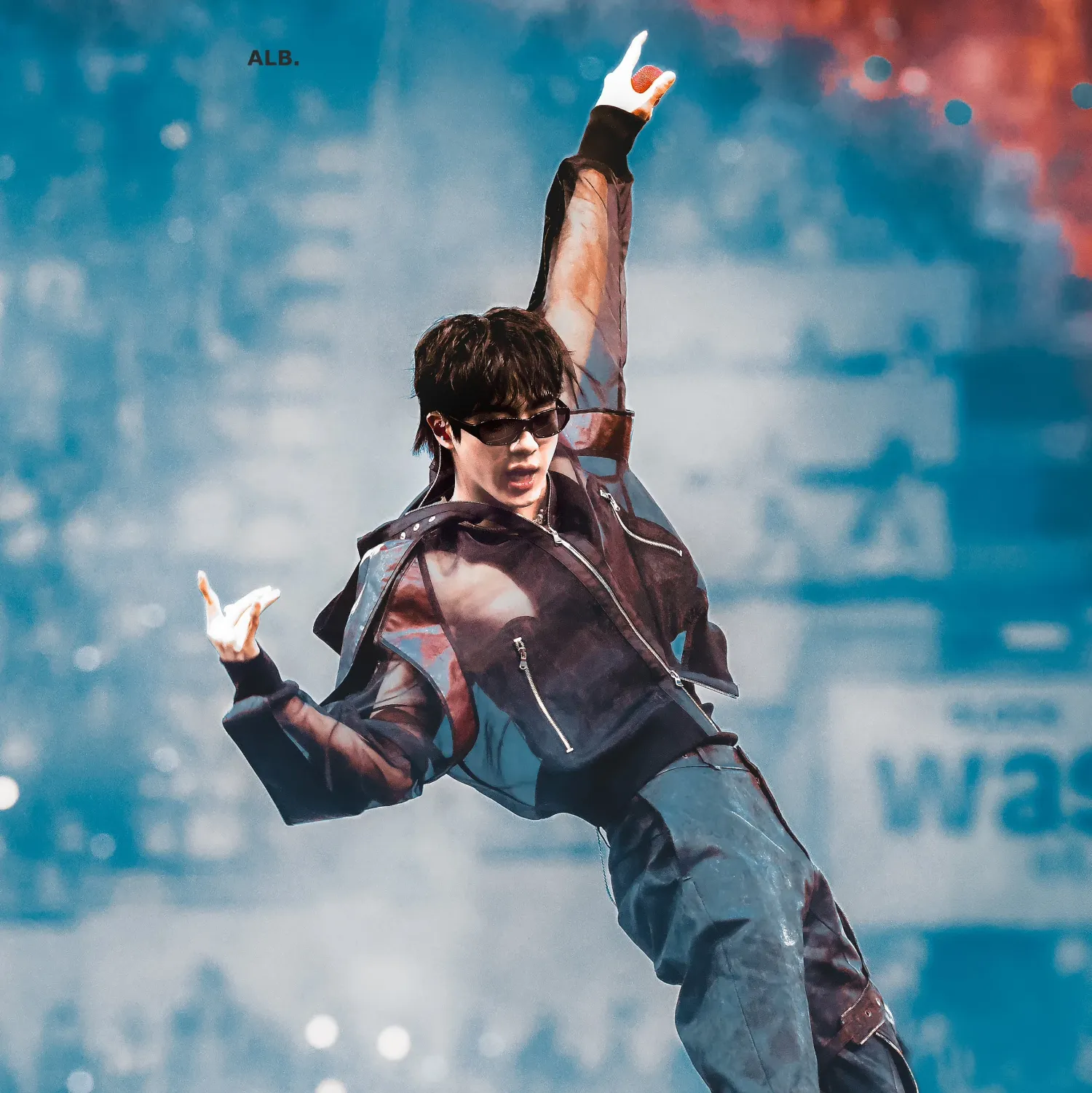 Recent activity shot of Jin (BTS)