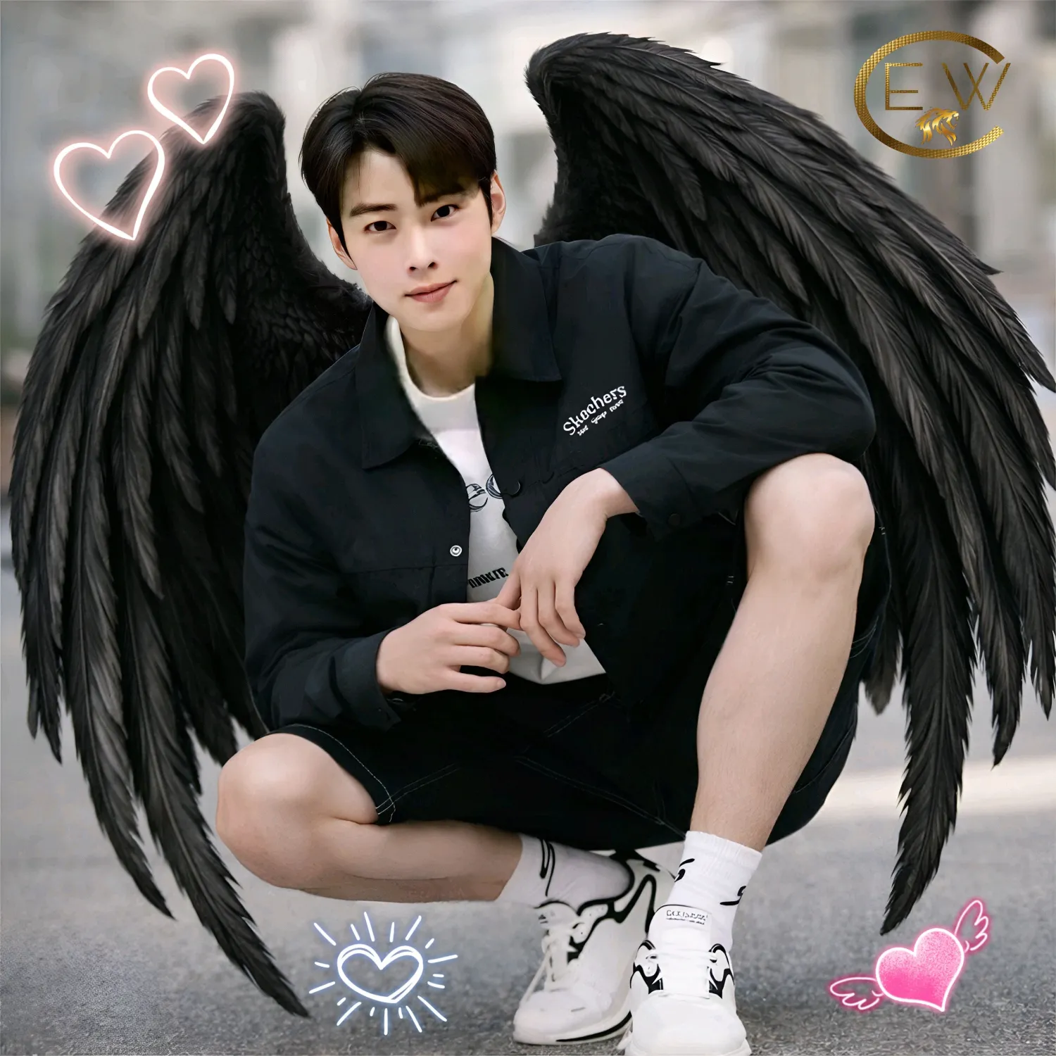 A moment captured by Eunwoo (ASTRO)'s fan