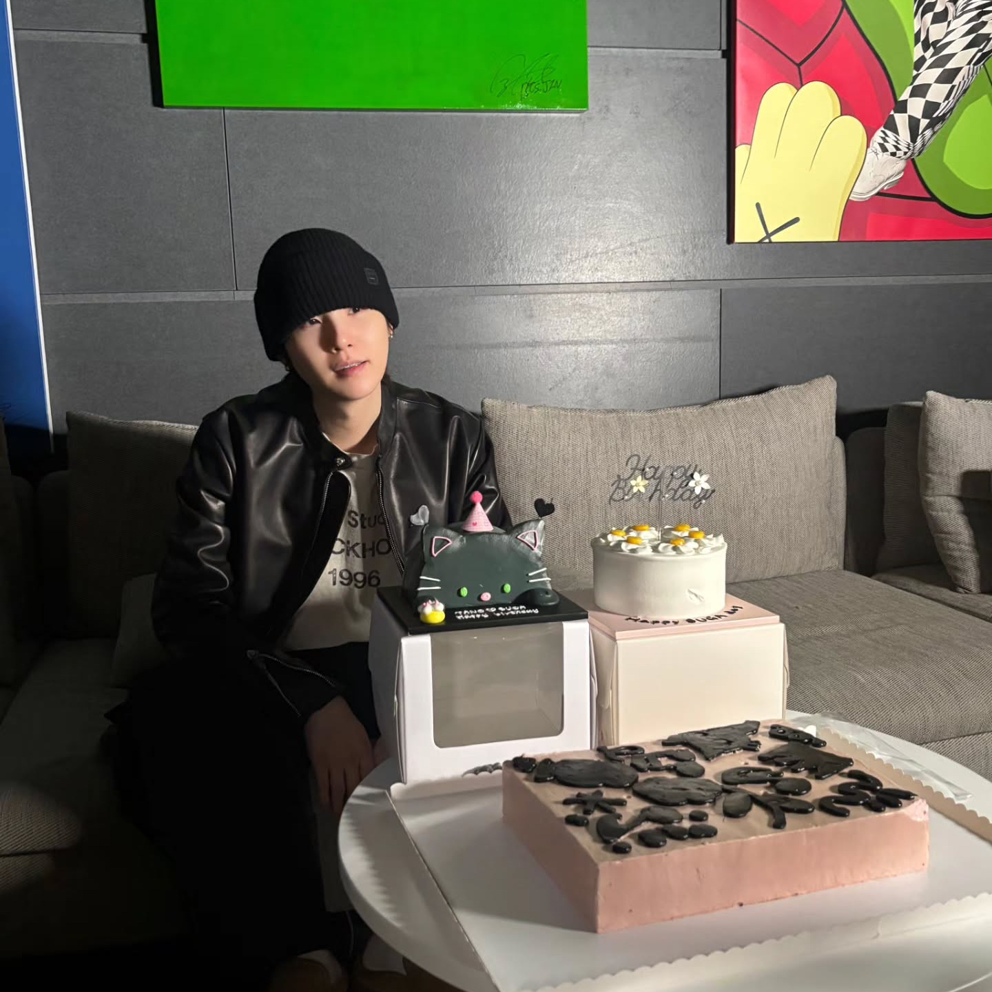 Recent activity shot of SUGA (BTS)