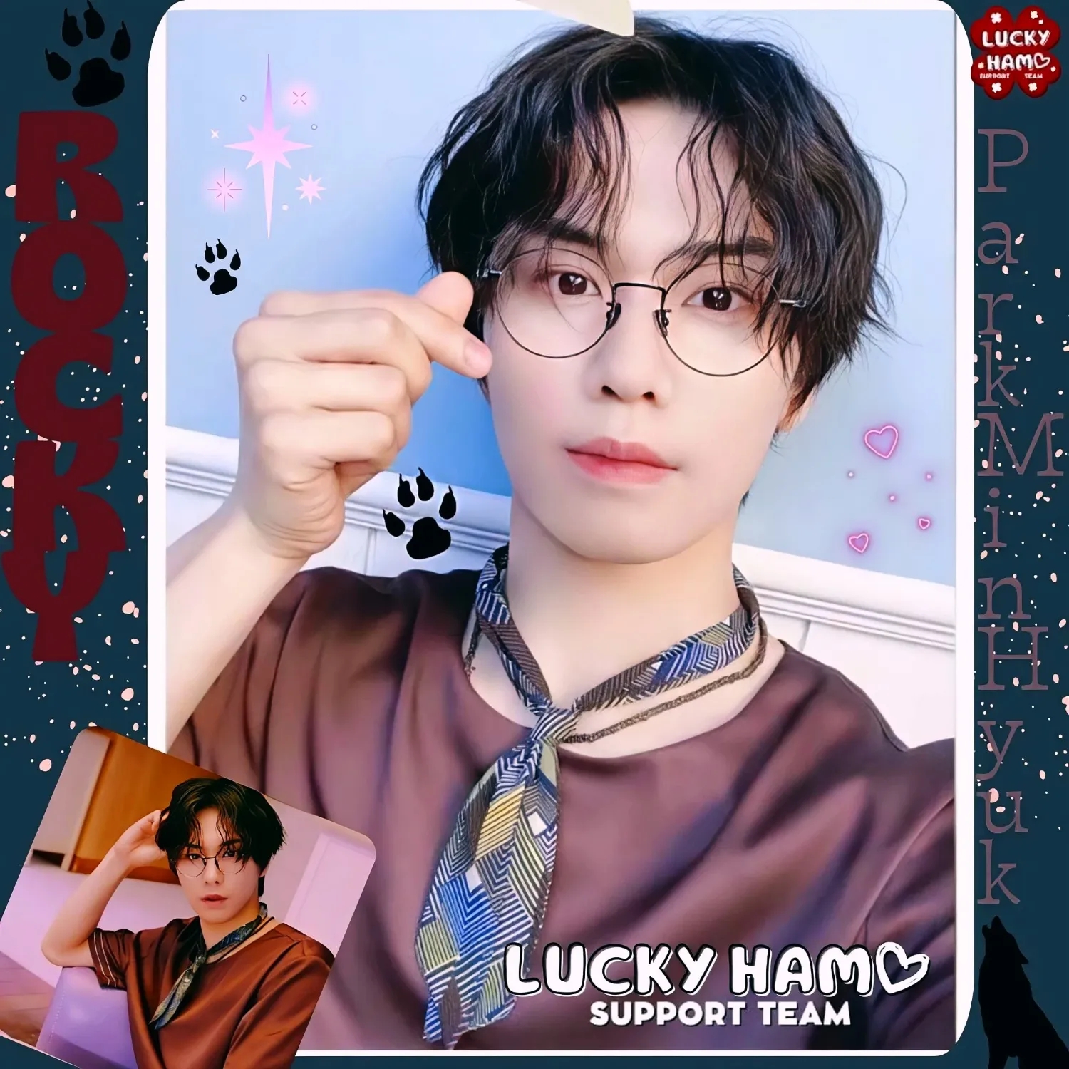 A moment captured by Rocky's fan