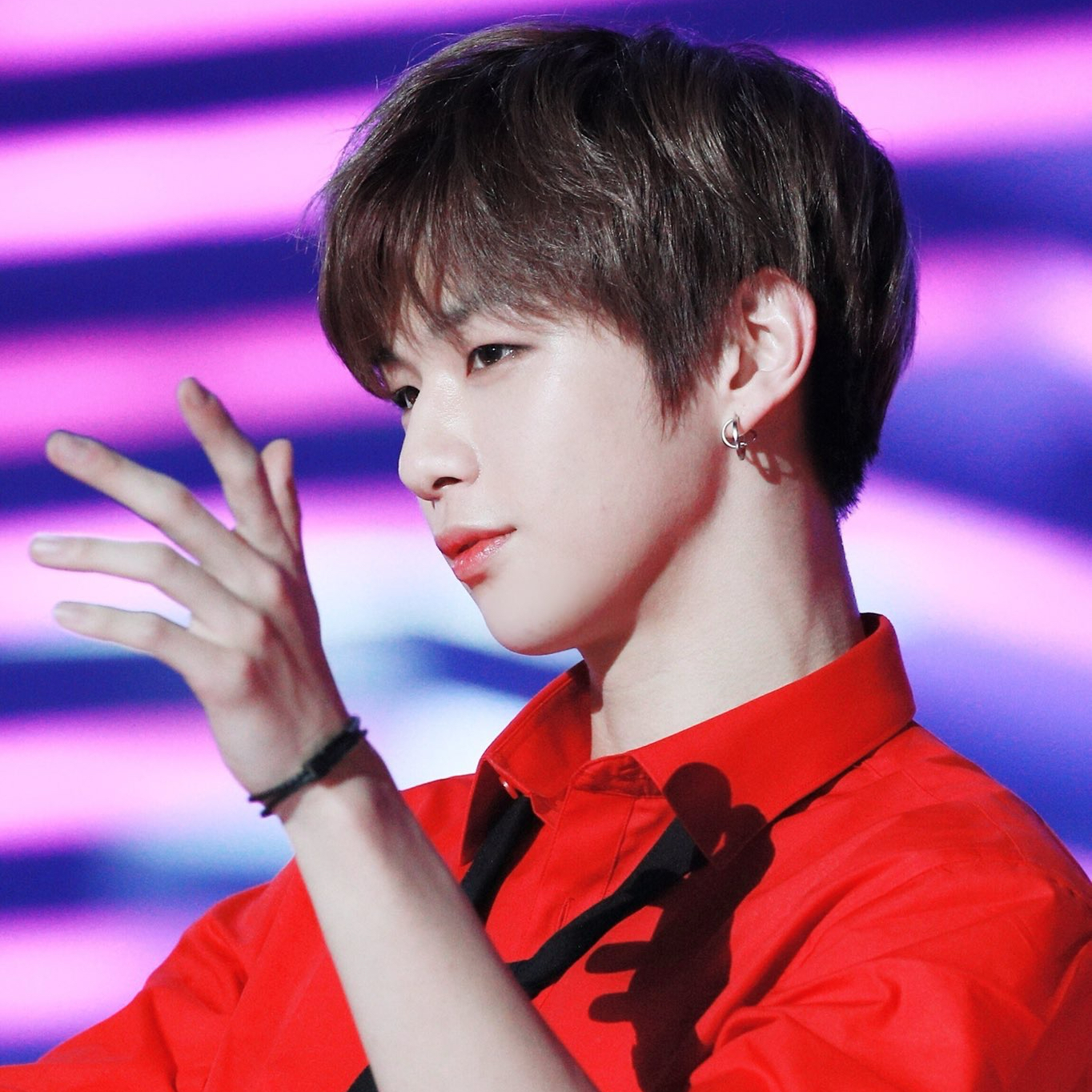 姜丹尼爾粉絲拍下的瞬間