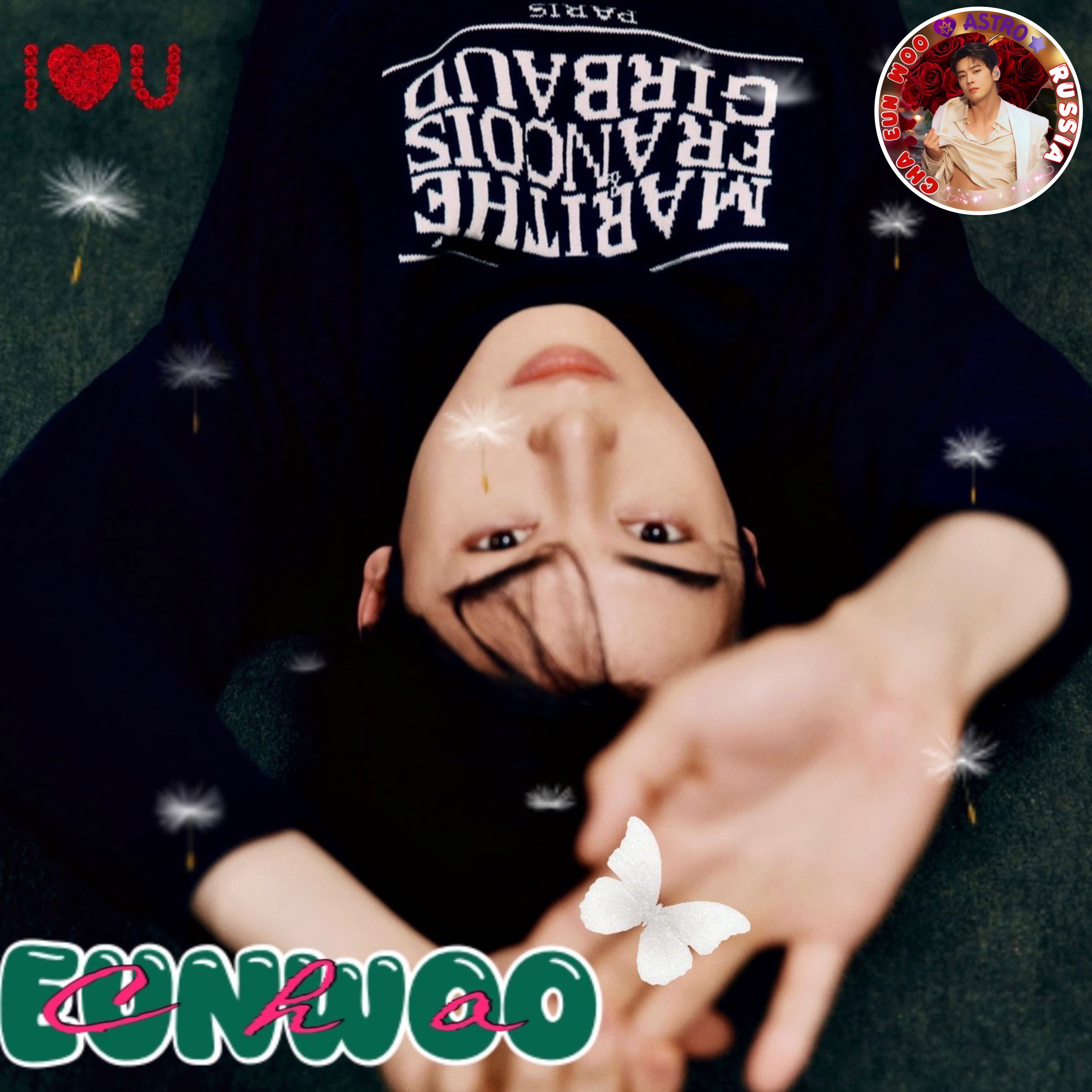 A moment captured by Eunwoo (ASTRO)'s fan