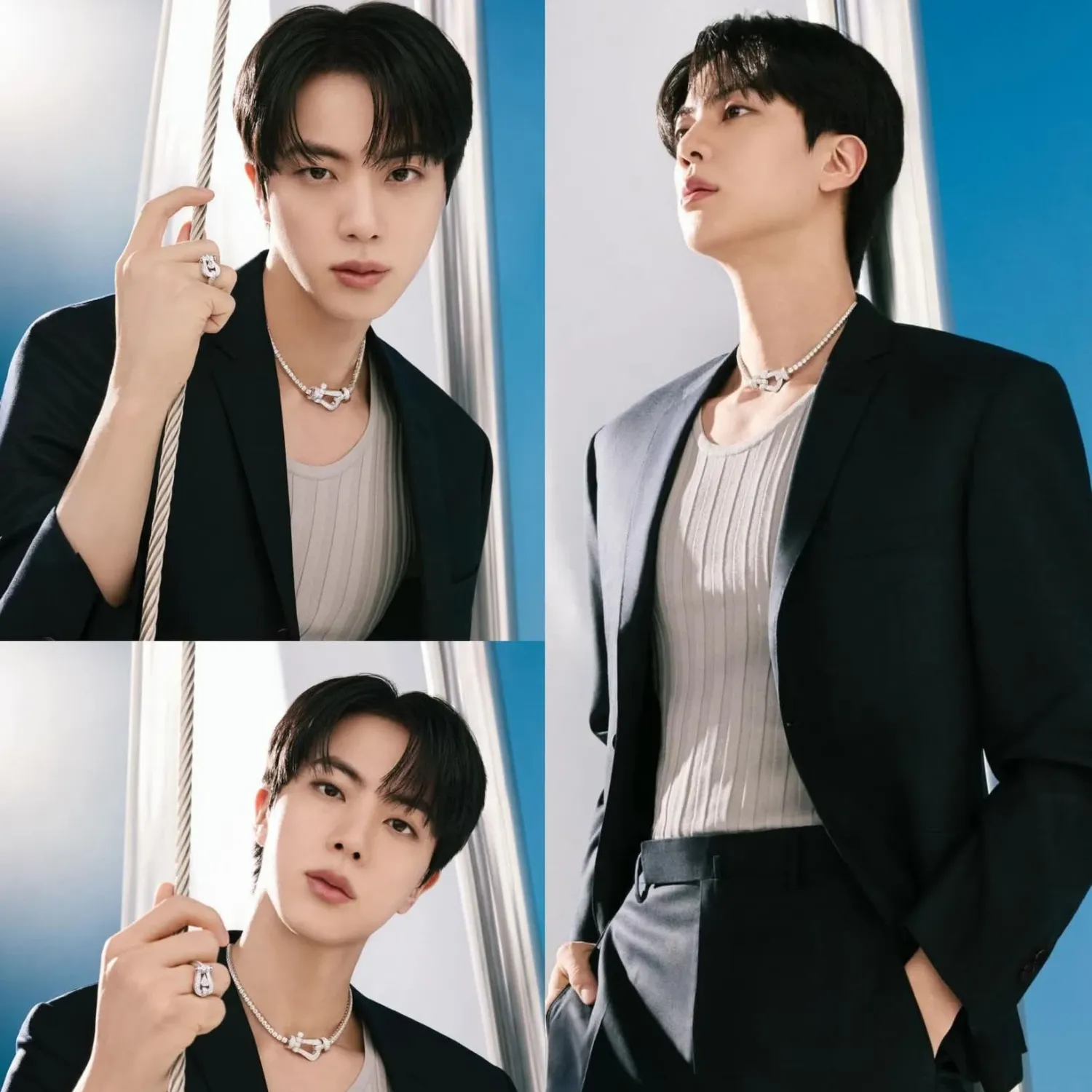 Momen yang diabadikan oleh penggemar Jin (BTS)