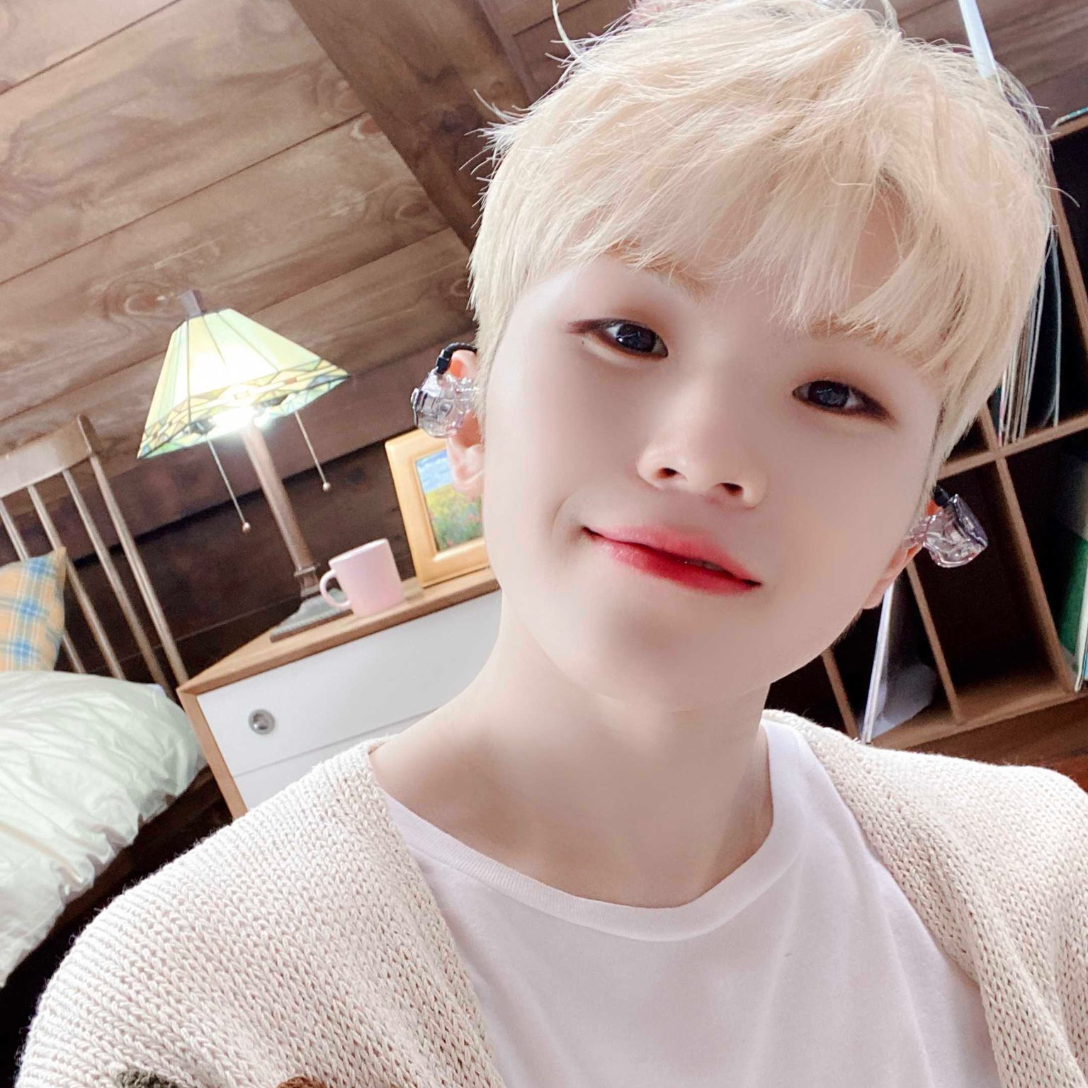 A moment captured by Woozi (SEVENTEEN)'s fan