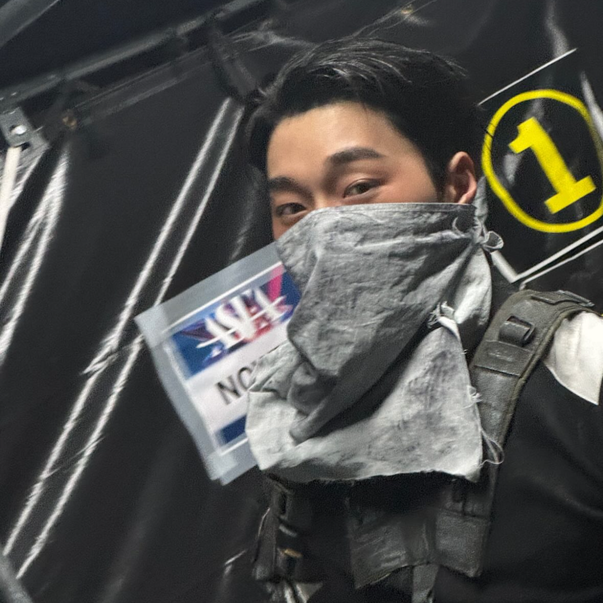 A moment captured by San (ATEEZ)'s fan