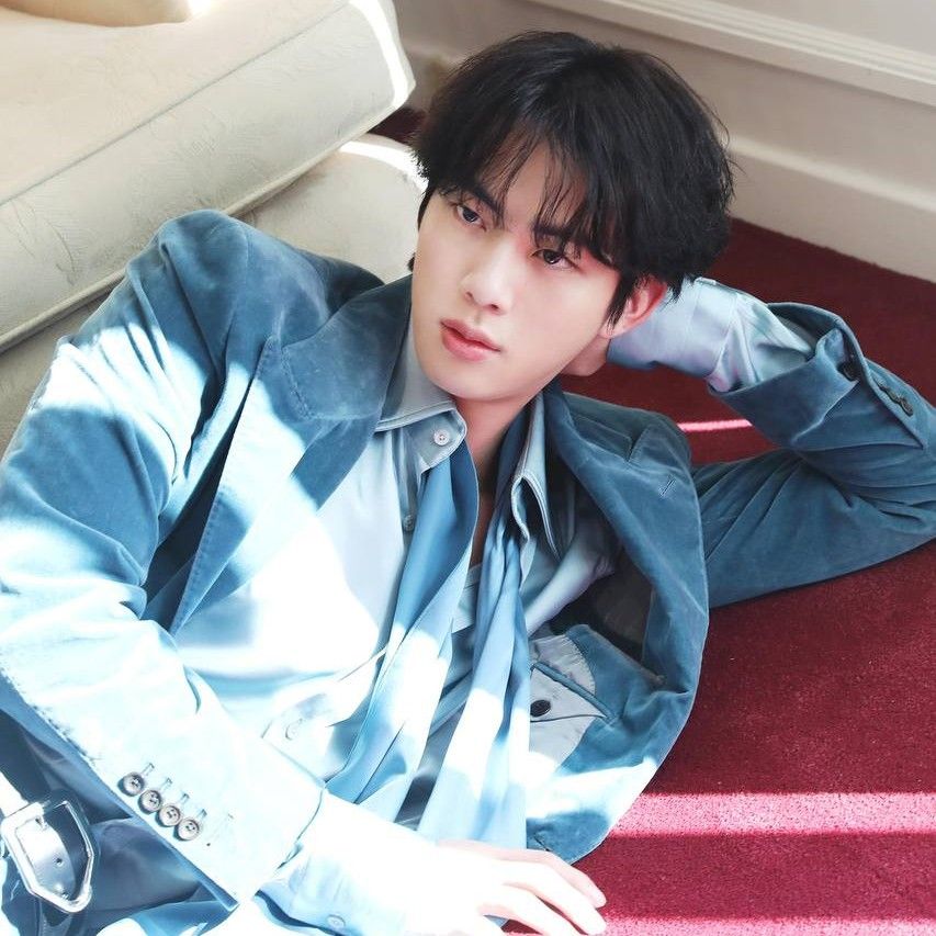 Recent activity shot of Jin (BTS)