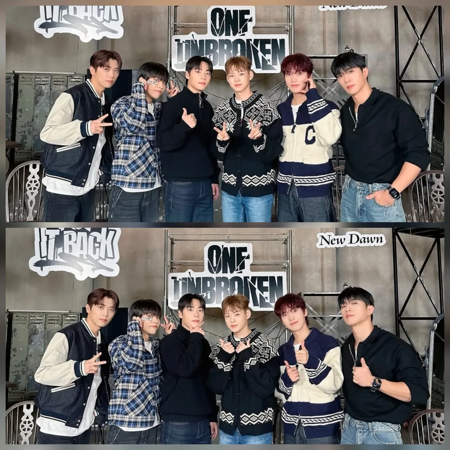 온앤오프의 비하인드 컷