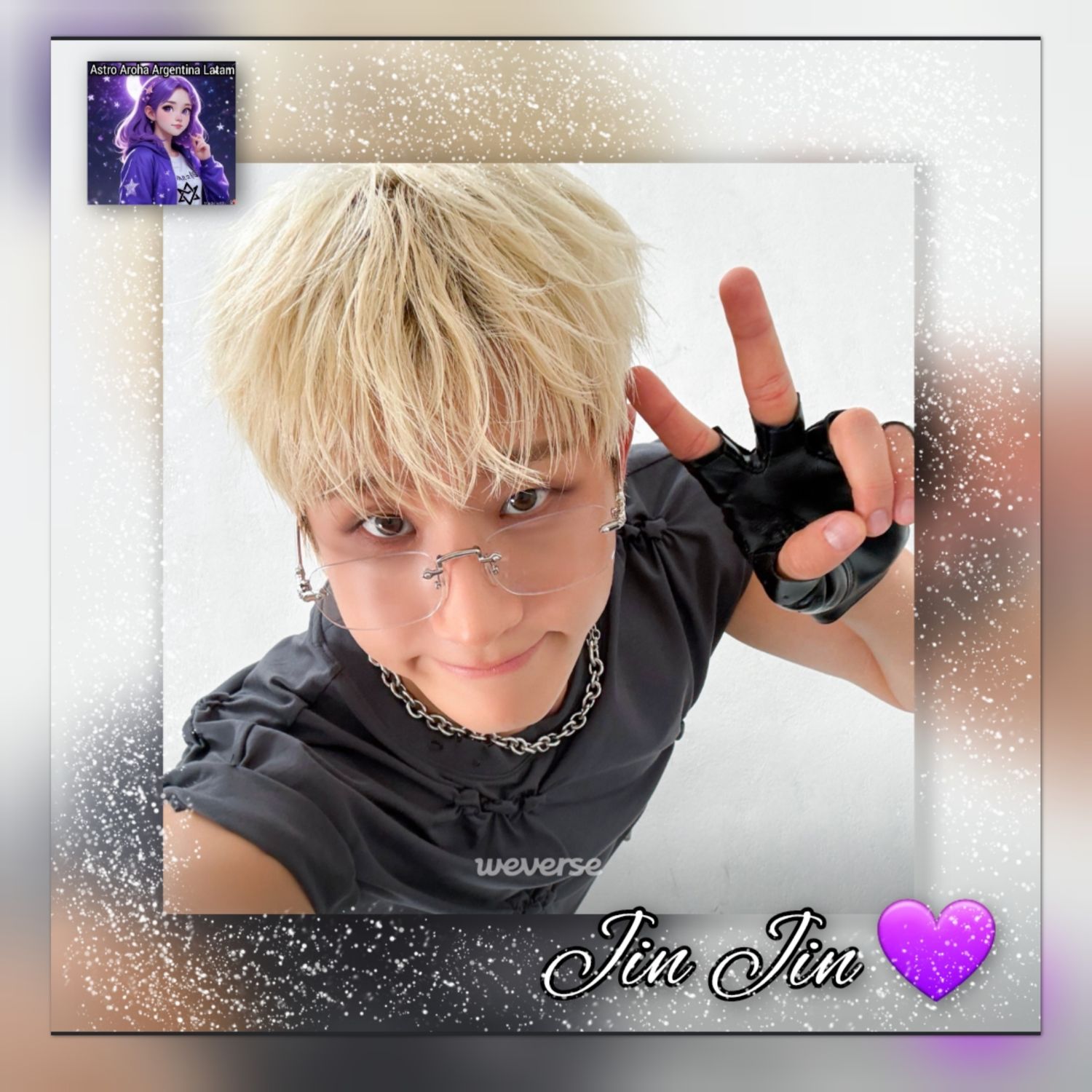 A moment captured by Jinjin (ASTRO)'s fan