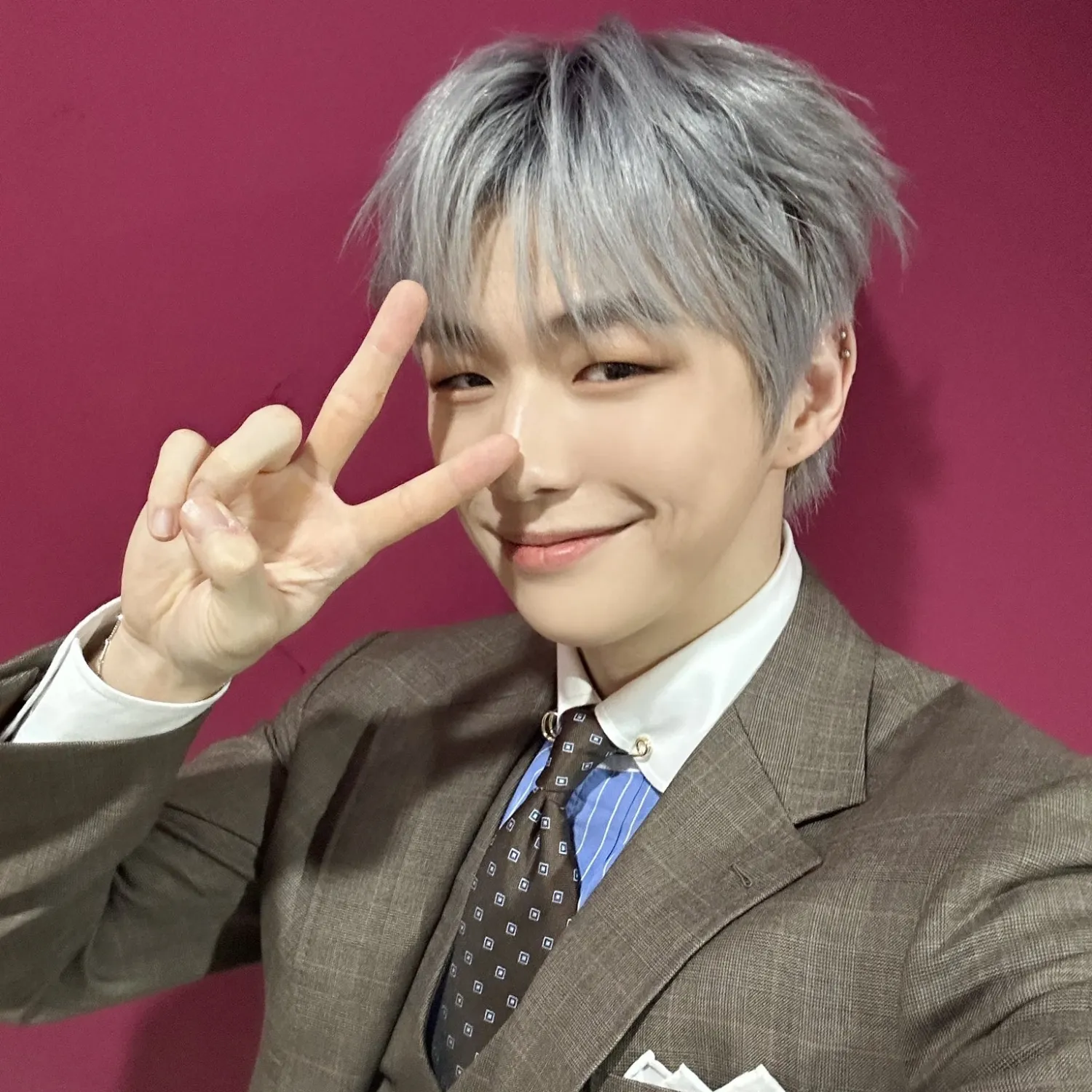 A moment captured by Kang Daniel's fan