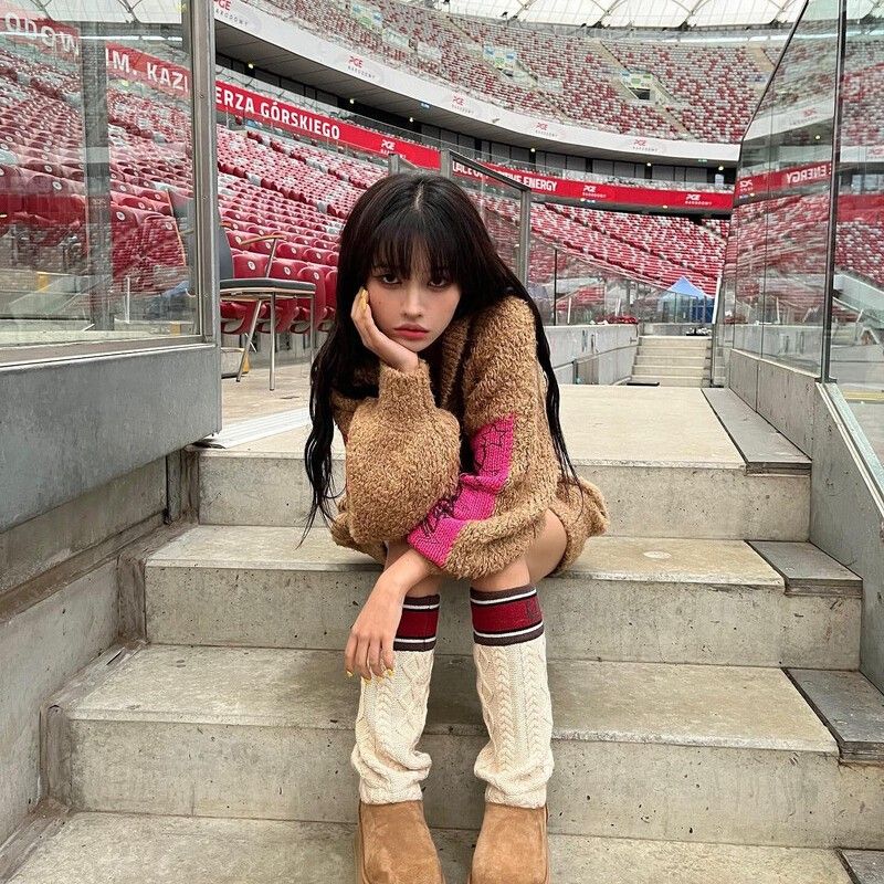 Recent activity shot of Soyeon (i-dle)