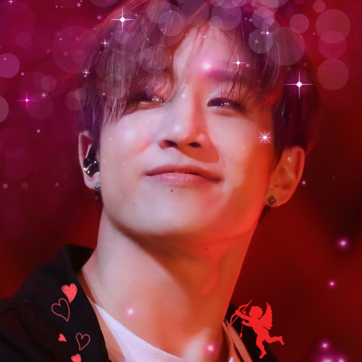 A moment captured by Jinjin (ASTRO)'s fan